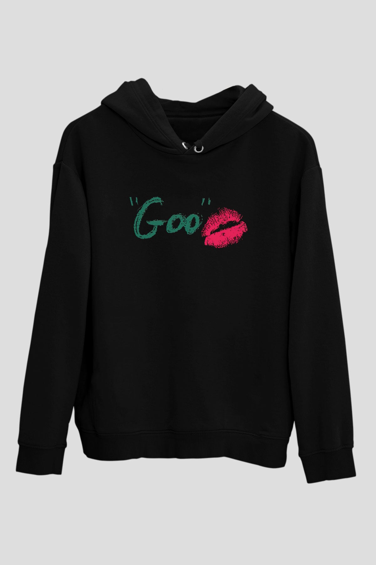 Sonic Youth Siyah Unisex Kapüşonlu Sweatshirt