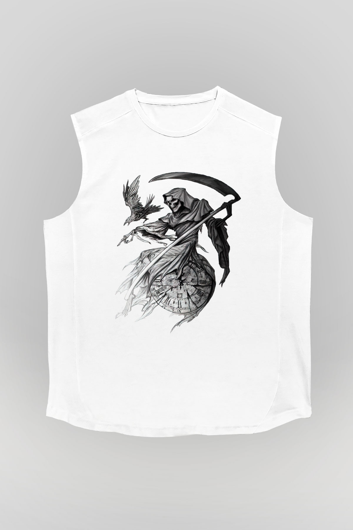 Sons of Anarchy Beyaz Unisex Kolsuz Tişört