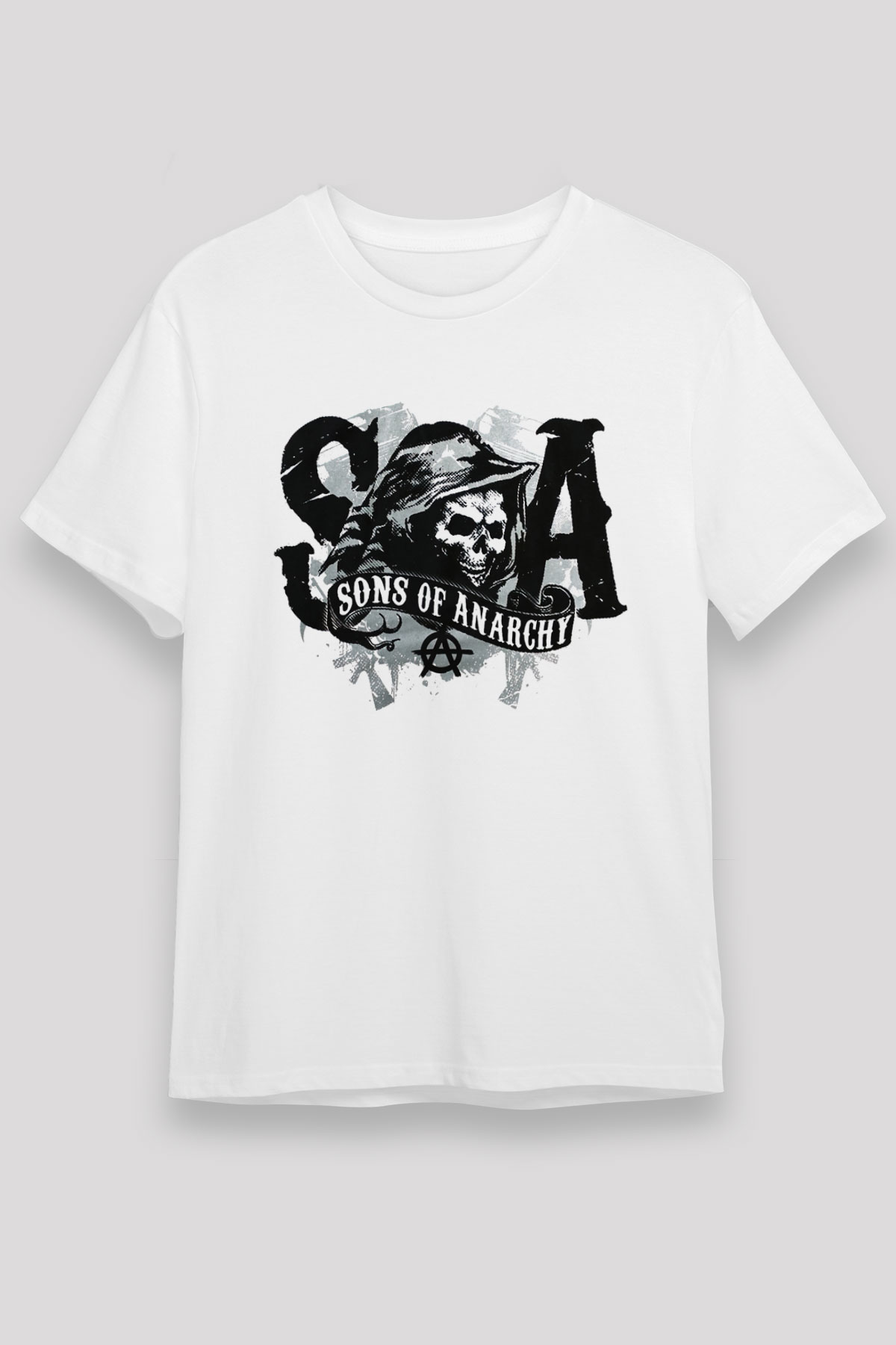 Sons of Anarchy Beyaz Unisex Tişört T-Shirt
