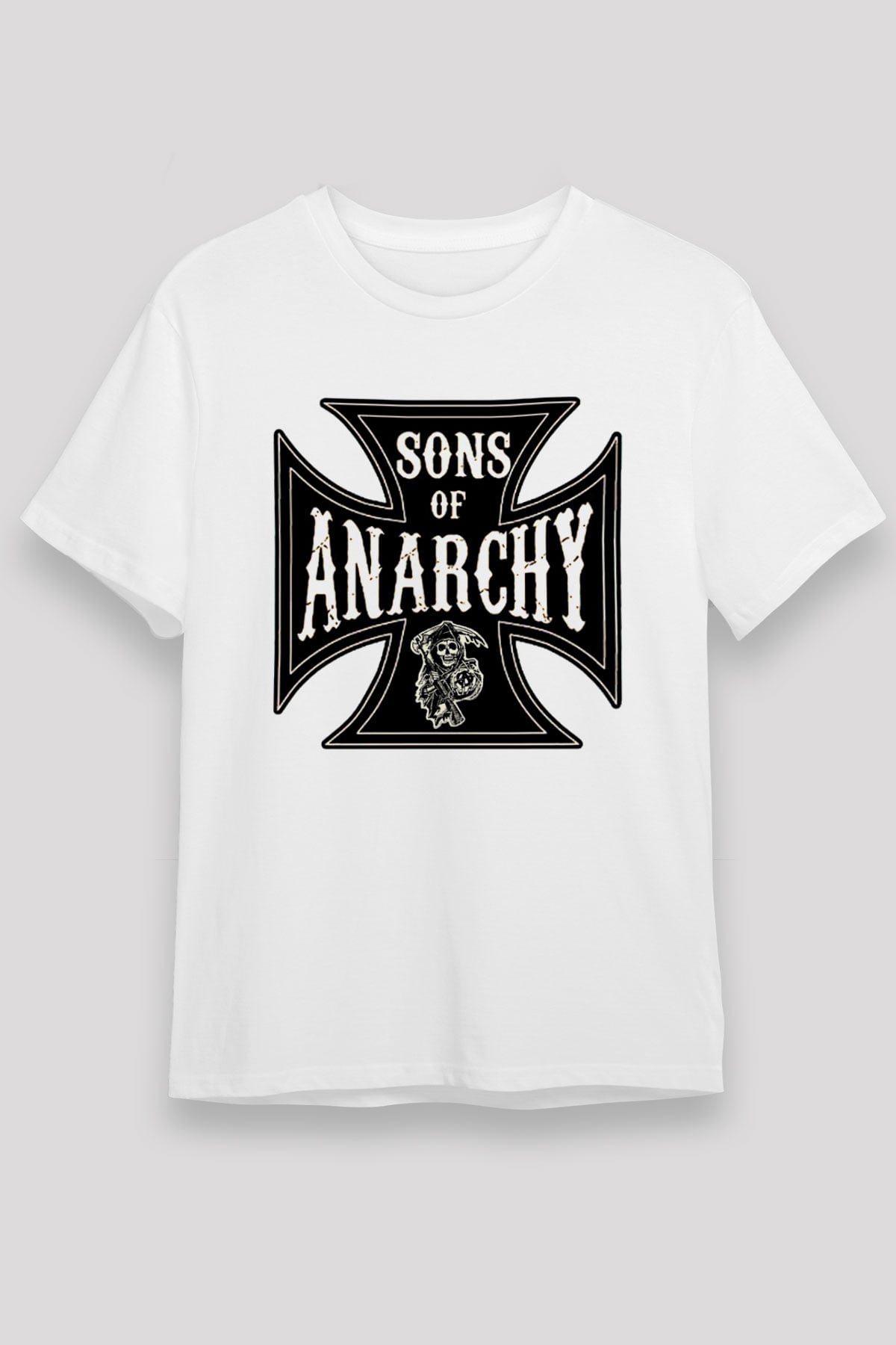 Sons of Anarchy Beyaz Unisex Tişört T-Shirt