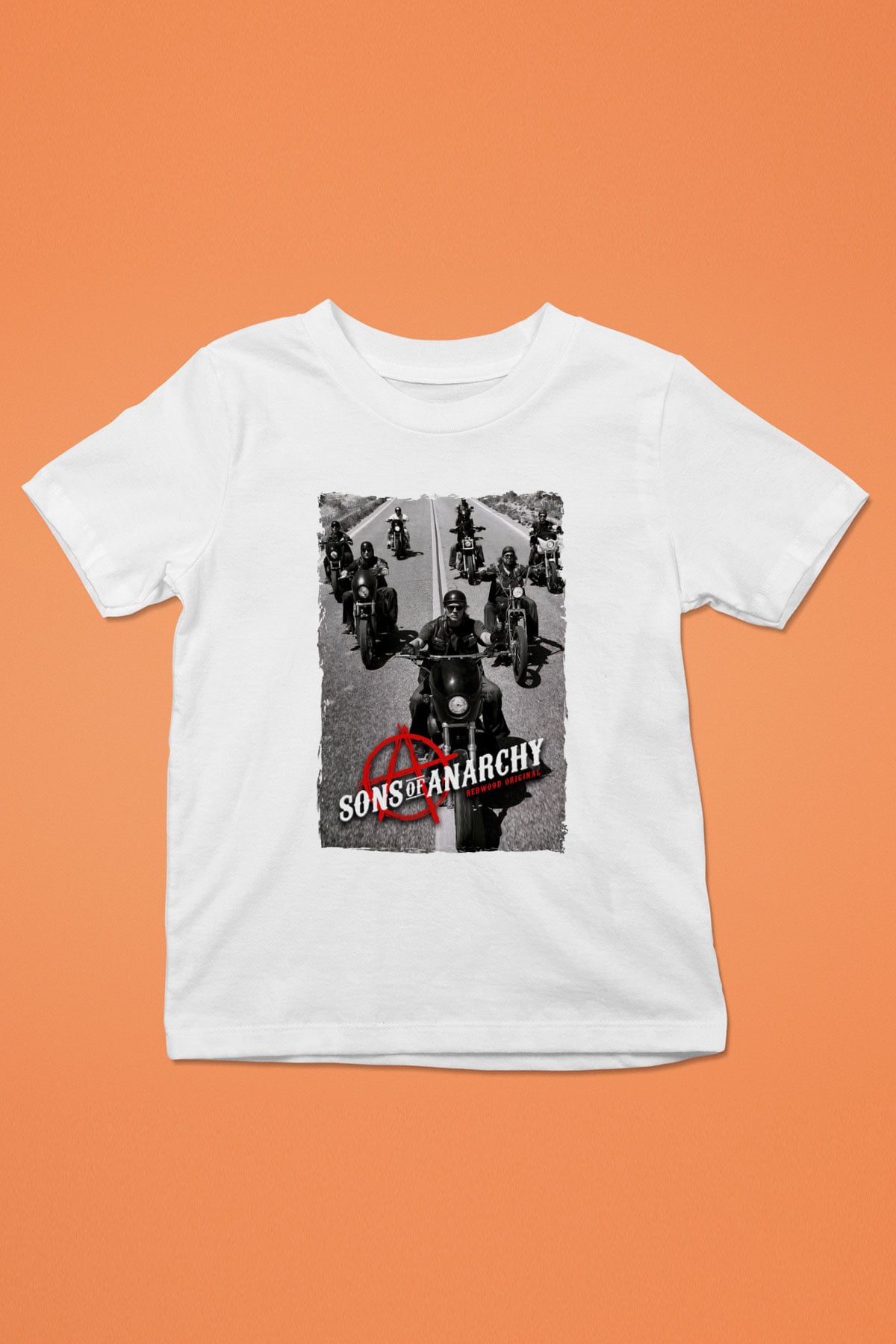 Sons of Anarchy Siyah Unisex Çocuk Tişört