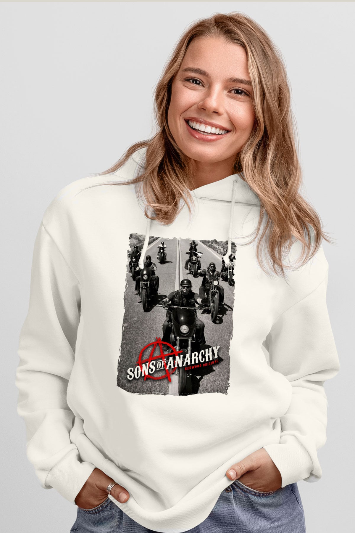 Sons of Anarchy Siyah Unisex Hoodie