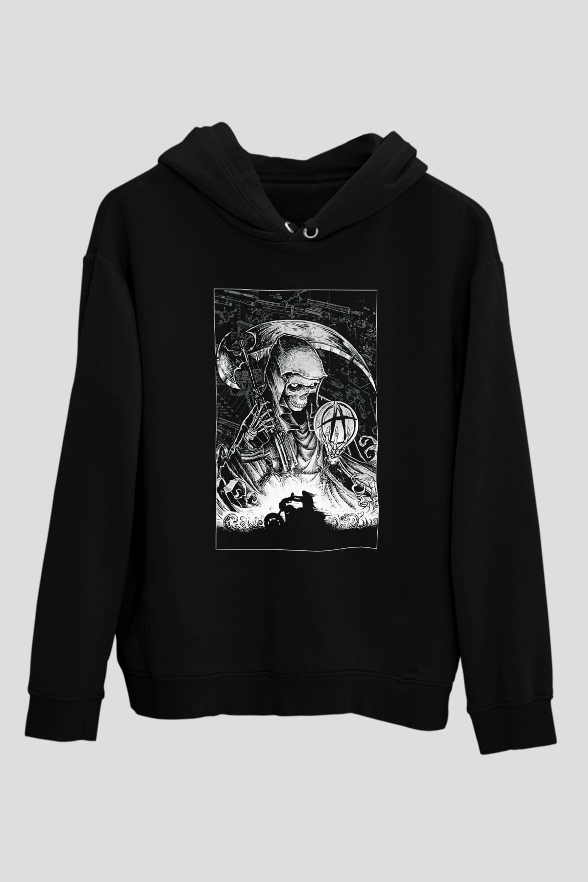 Sons of Anarchy Siyah Unisex Hoodie