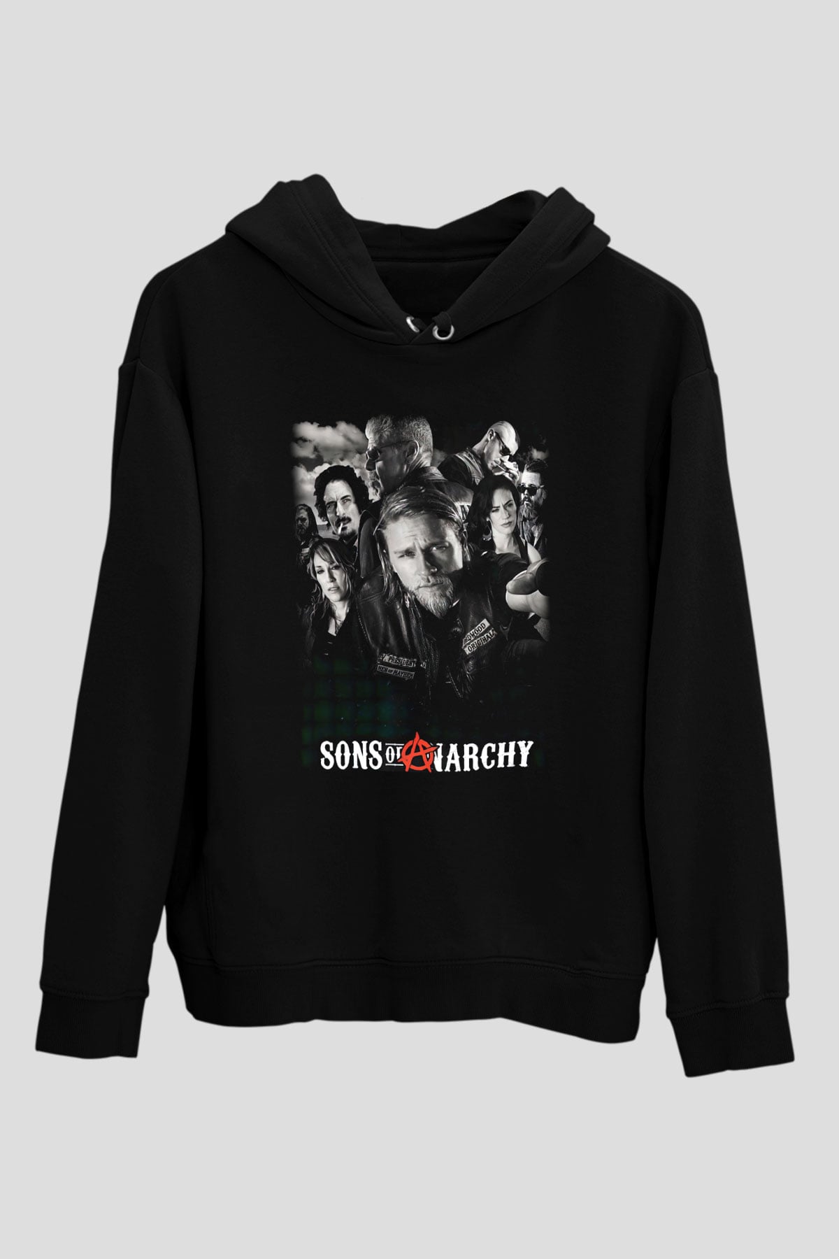 Sons of Anarchy Siyah Unisex Hoodie