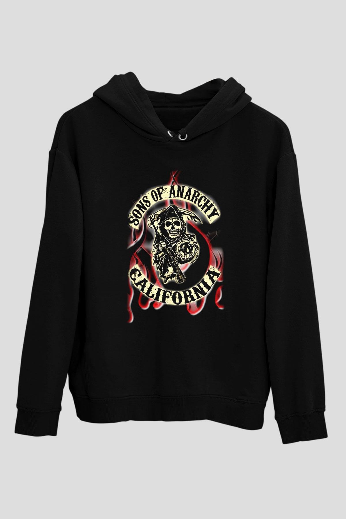 Sons of Anarchy Siyah Unisex Hoodie