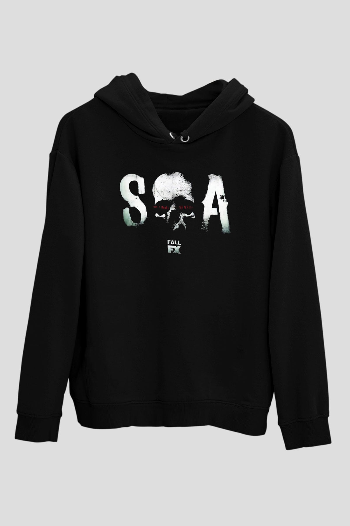 Sons of Anarchy Siyah Unisex Hoodie