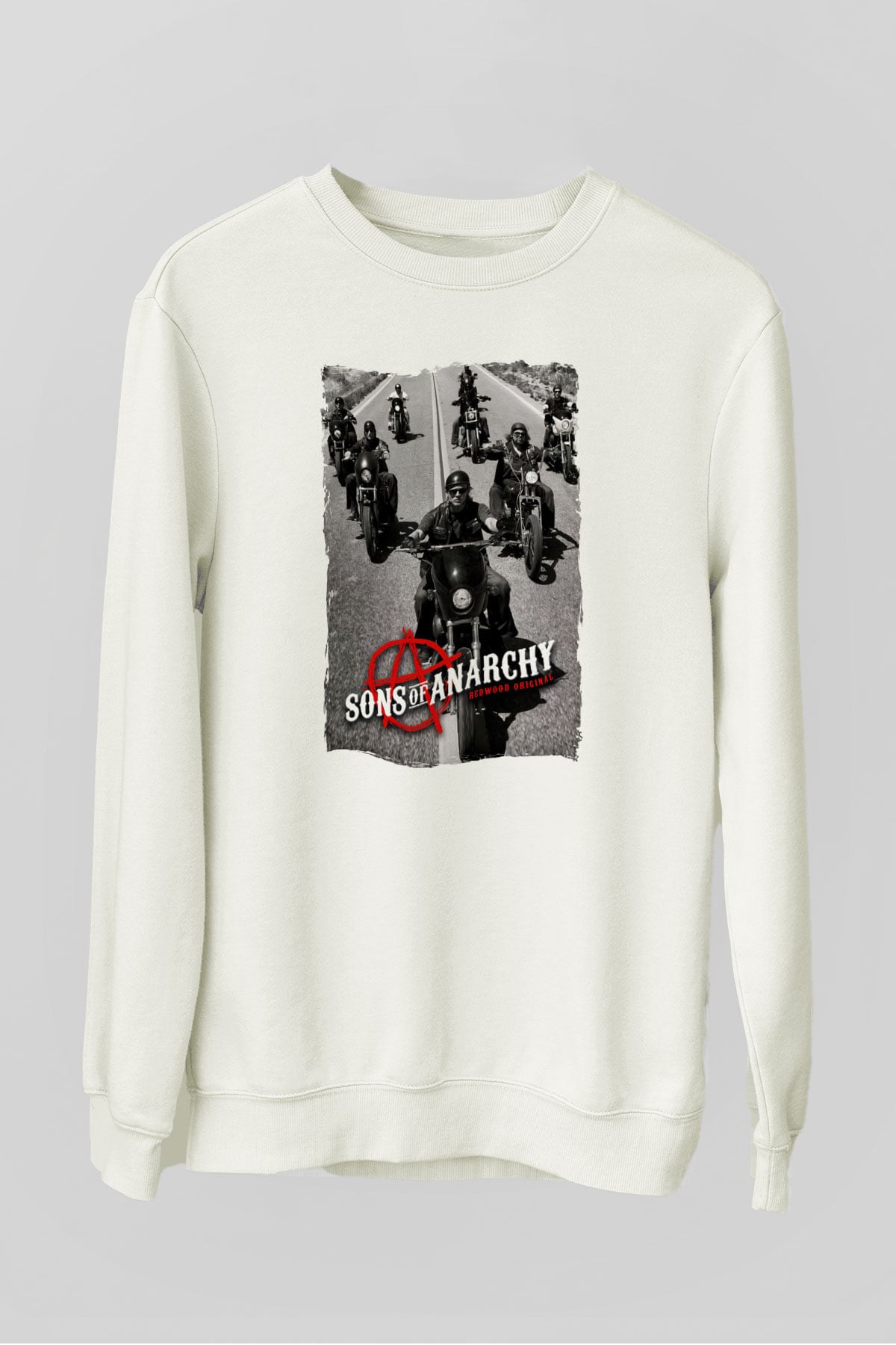 Sons of Anarchy Siyah Unisex Sweatshirt