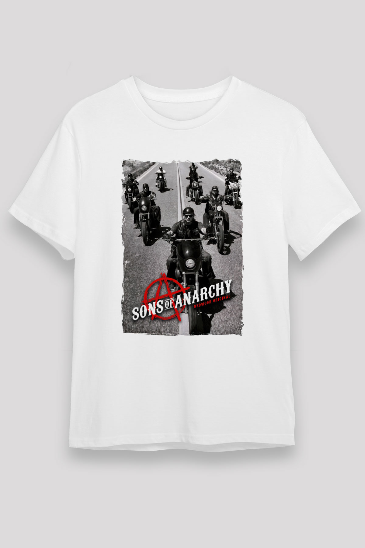 Sons of Anarchy Siyah Unisex Tişört T-Shirt