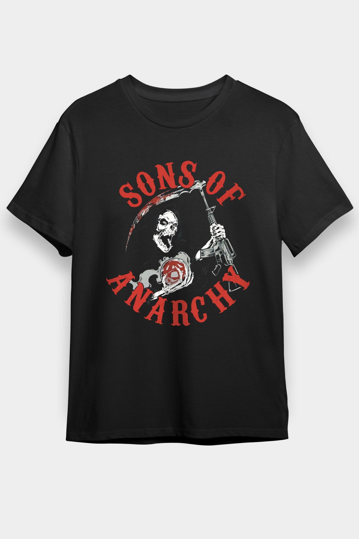 Sons of Anarchy Siyah Unisex Tişört T-Shirt