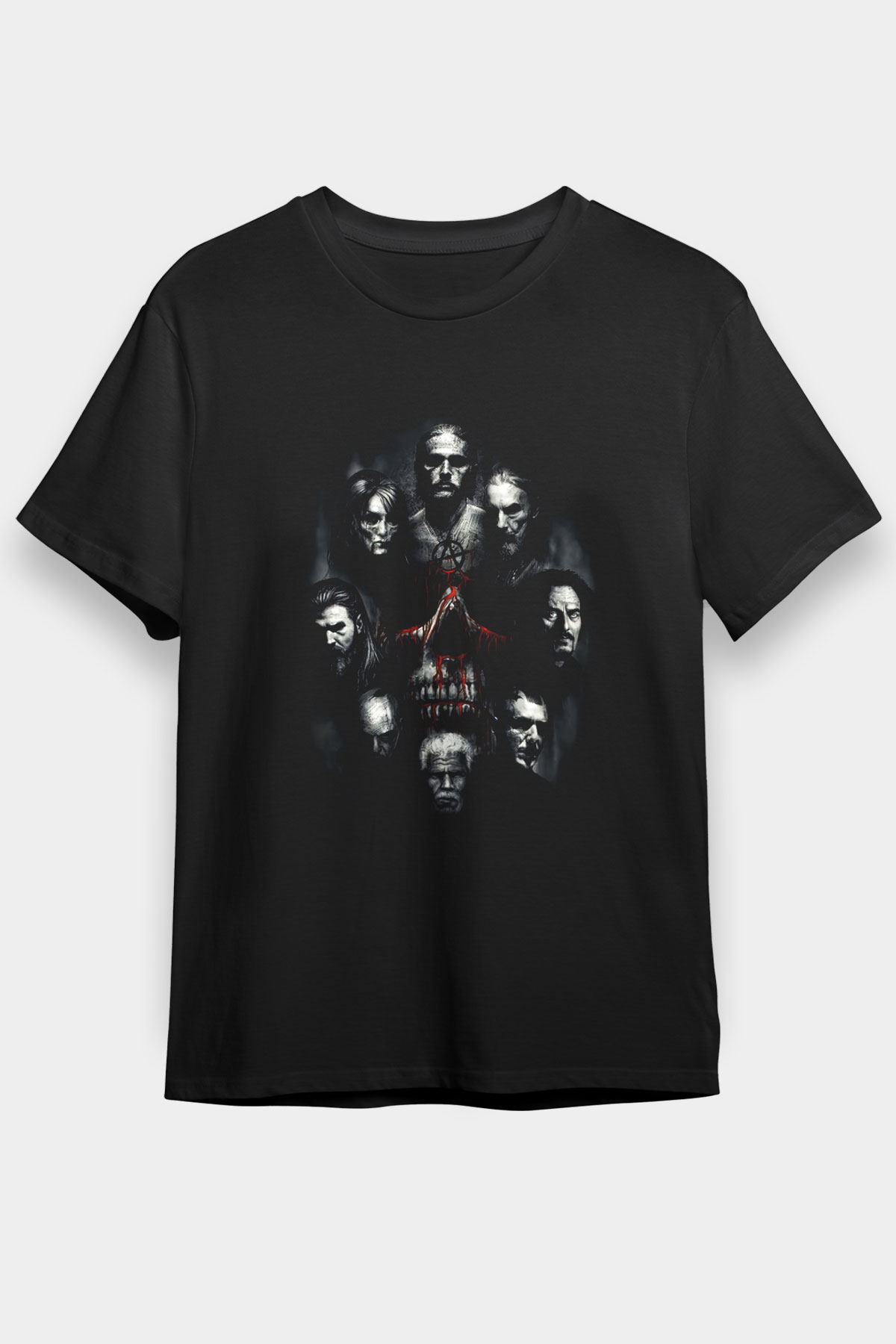 Sons of Anarchy Siyah Unisex Tişört T-Shirt