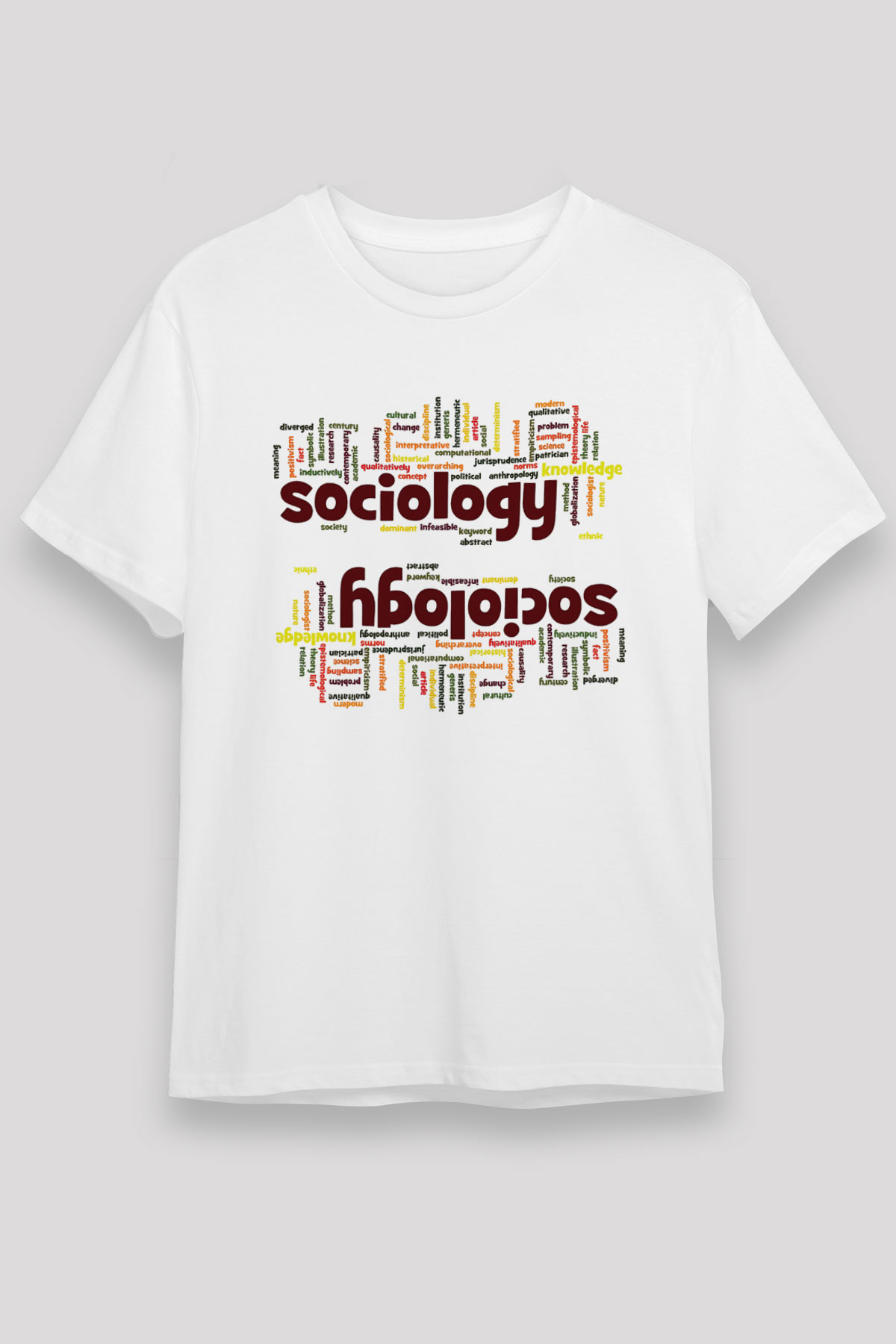Sosyolog Beyaz Unisex Tişört T-Shirt - TişörtFabrikası