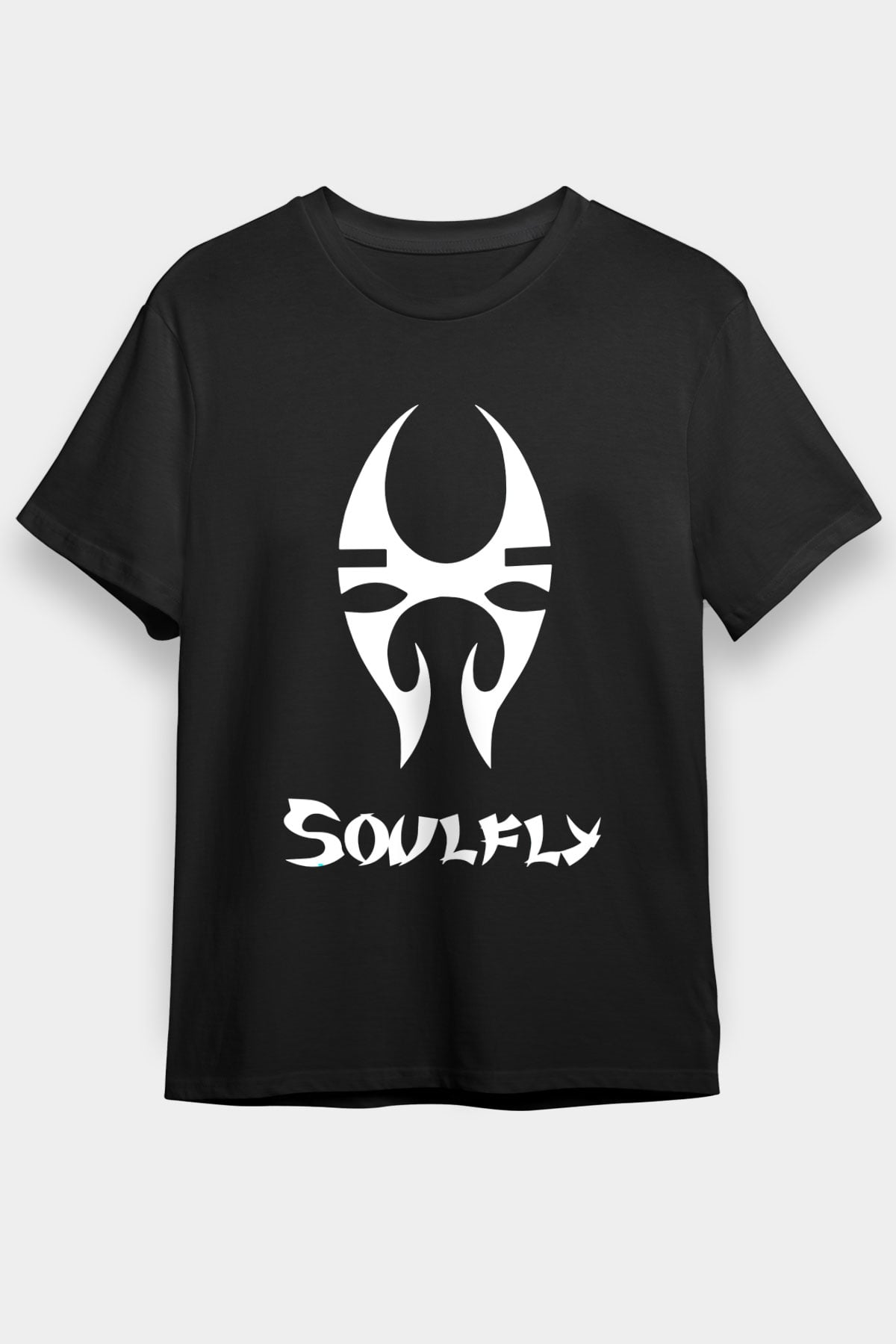 Soulfly Siyah Unisex Tişört T-Shirt - Tişört Fabrikası