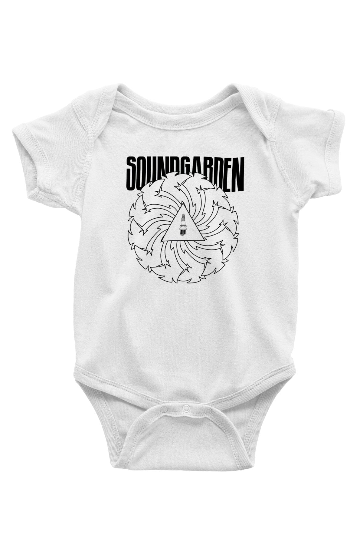Soundgarden Baskılı Beyaz Unisex Bebek Body - Zıbın