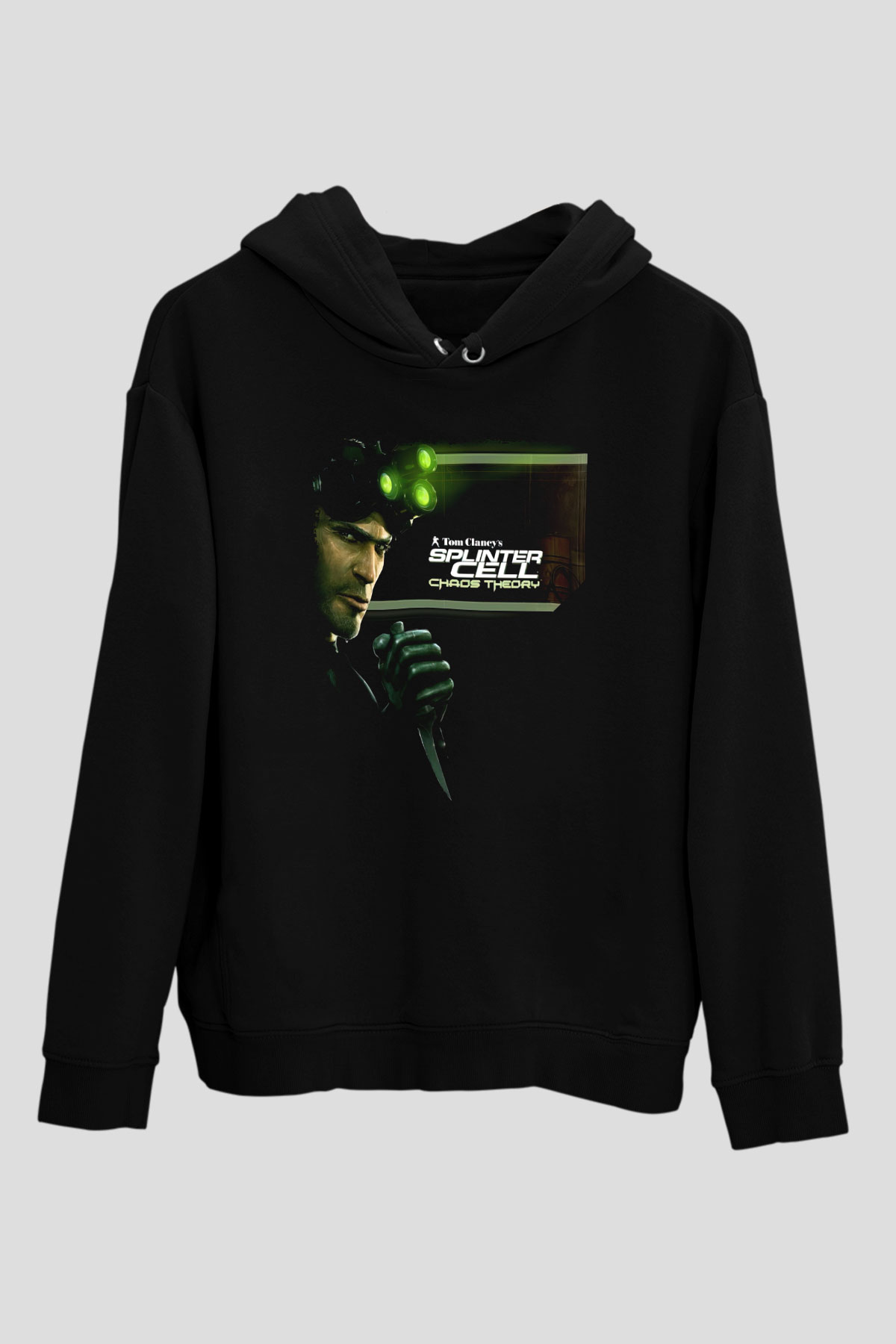 Splinter Cell Siyah Unisex Hoodie