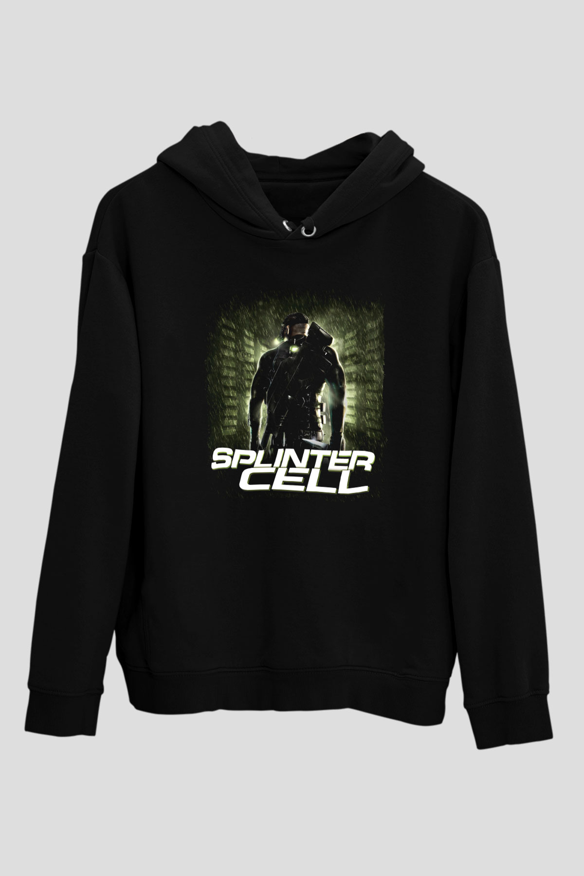 Splinter Cell Siyah Unisex Hoodie