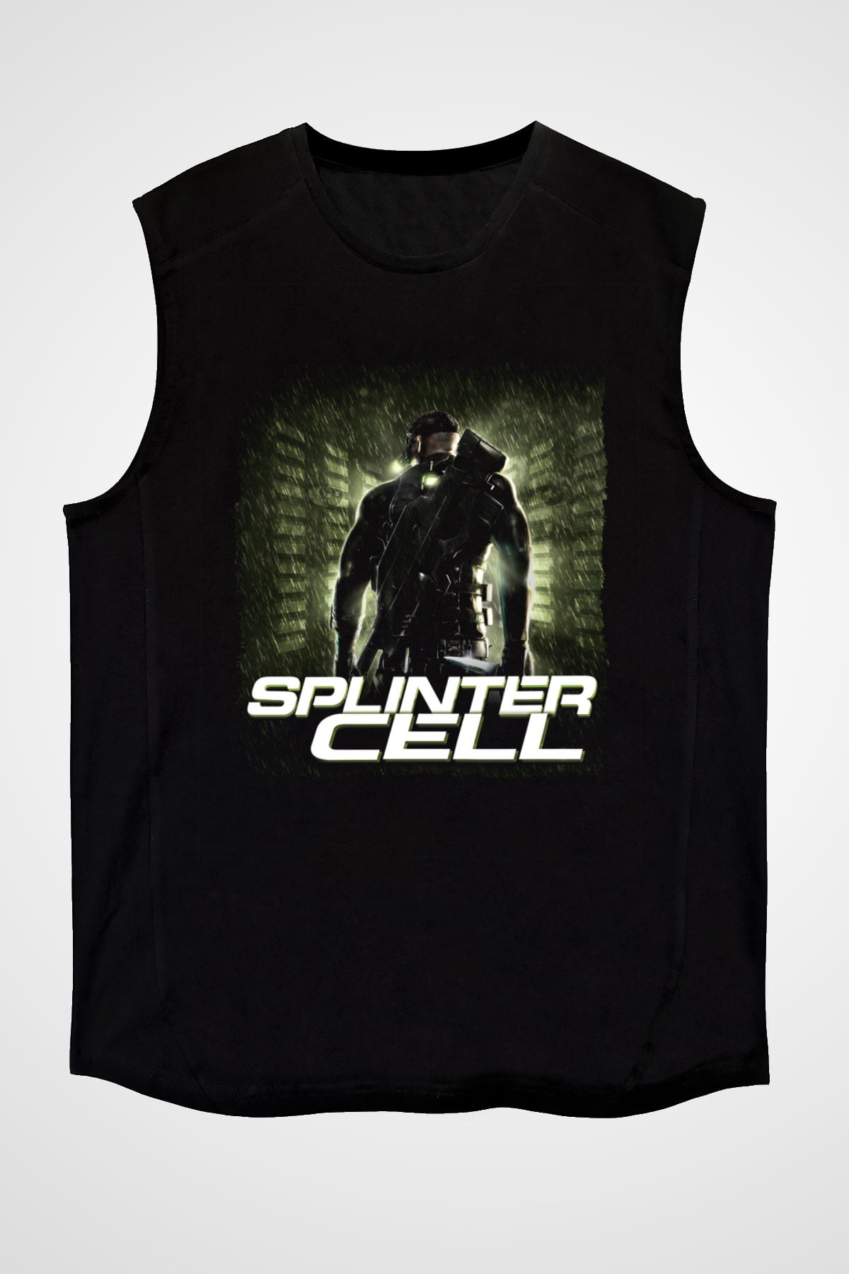 Splinter Cell Siyah Unisex Kolsuz Tişört