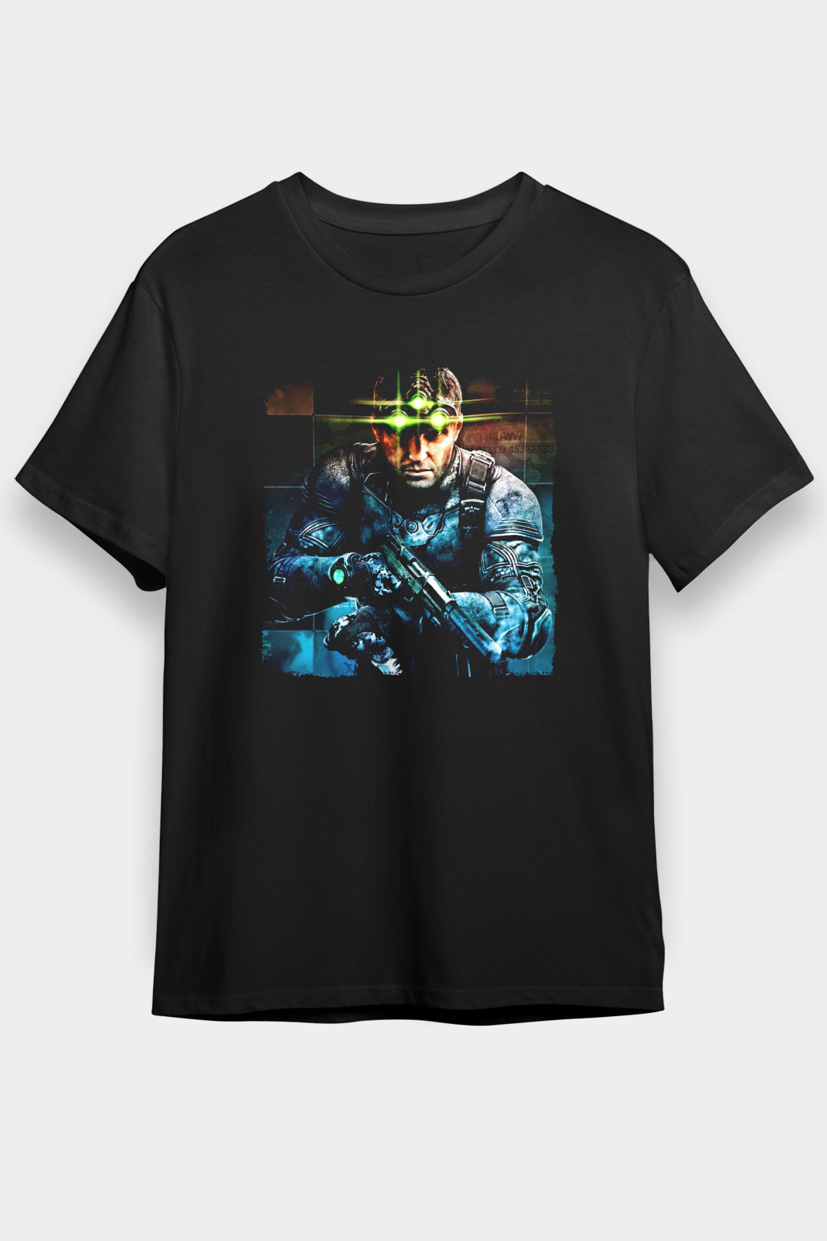 Splinter Cell Siyah Unisex Tişört T-Shirt