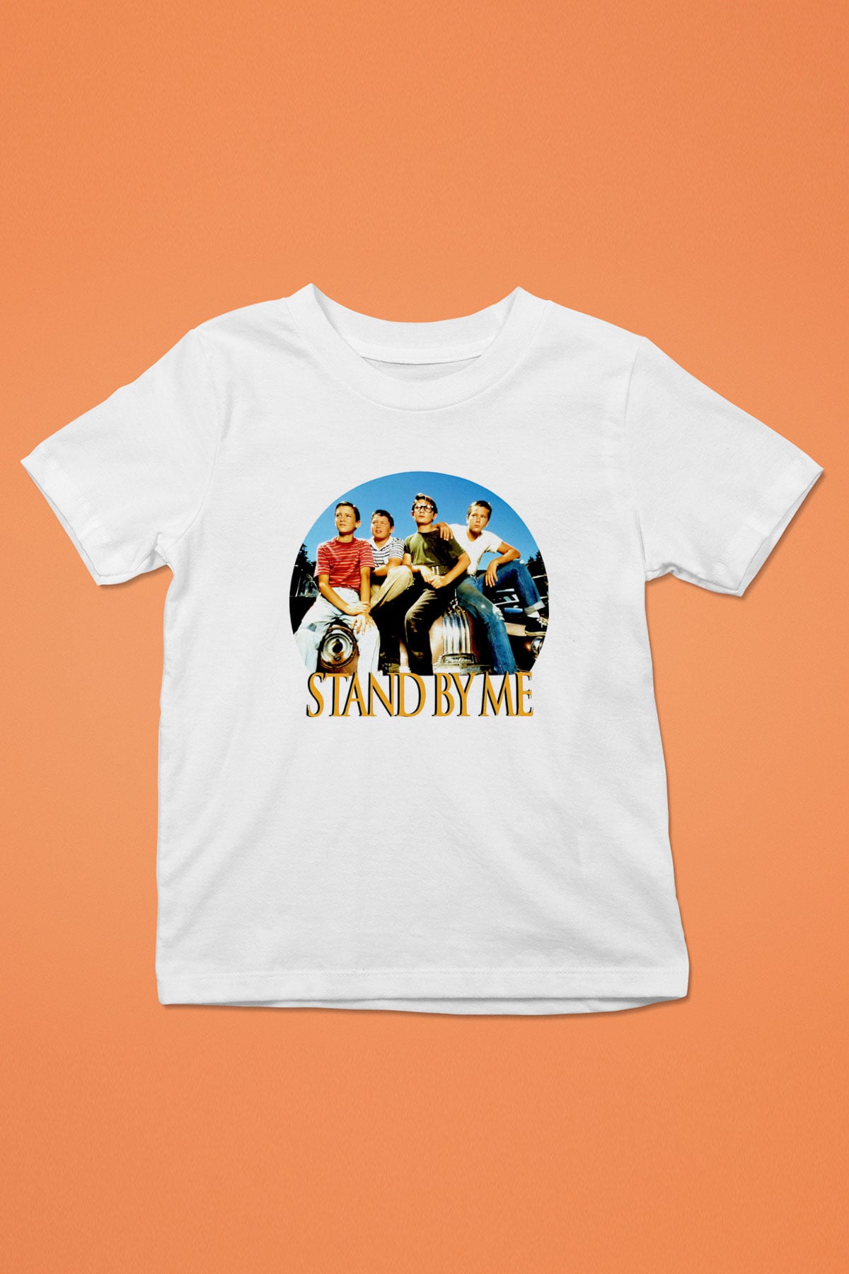 Stand by Me Beyaz Unisex  Çocuk Tişört