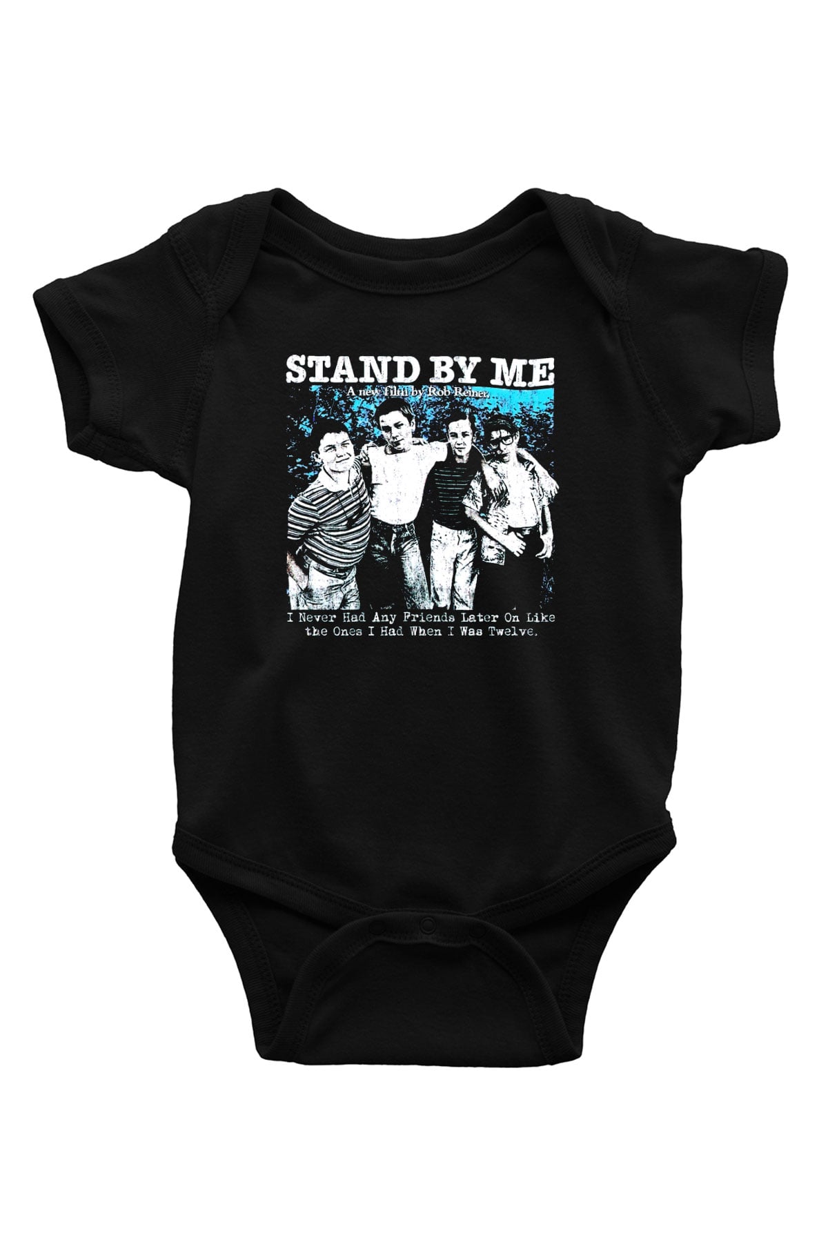 Stand by Me Siyah Bebek Body - Zıbın