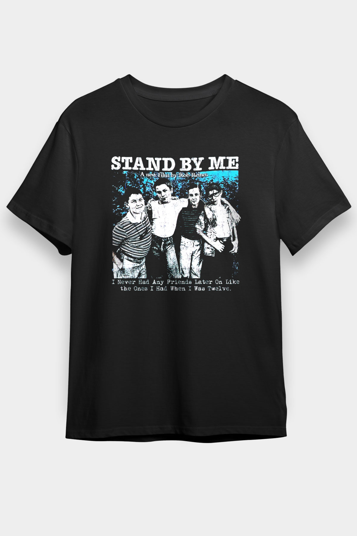 Stand by Me Siyah Unisex Tişört