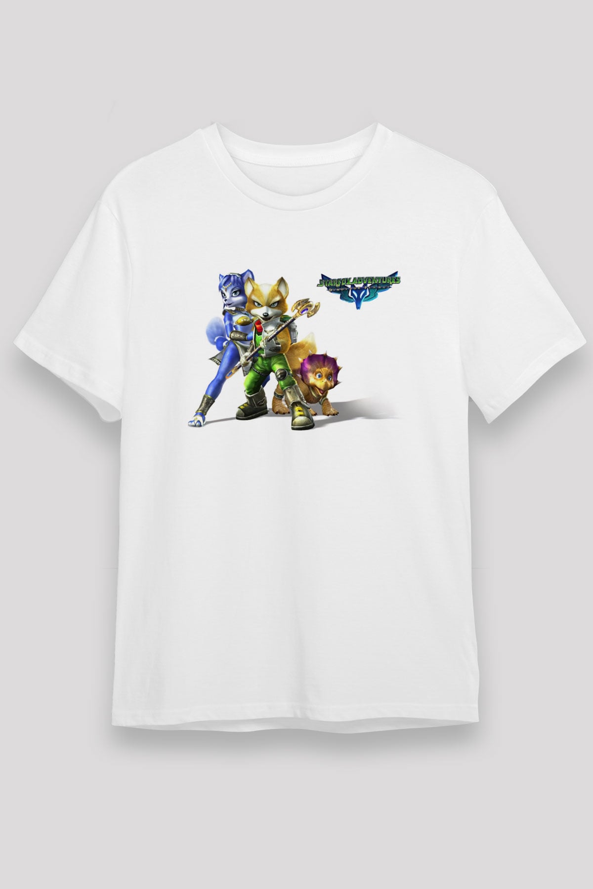 Star Fox Beyaz Unisex Tişört T-Shirt
