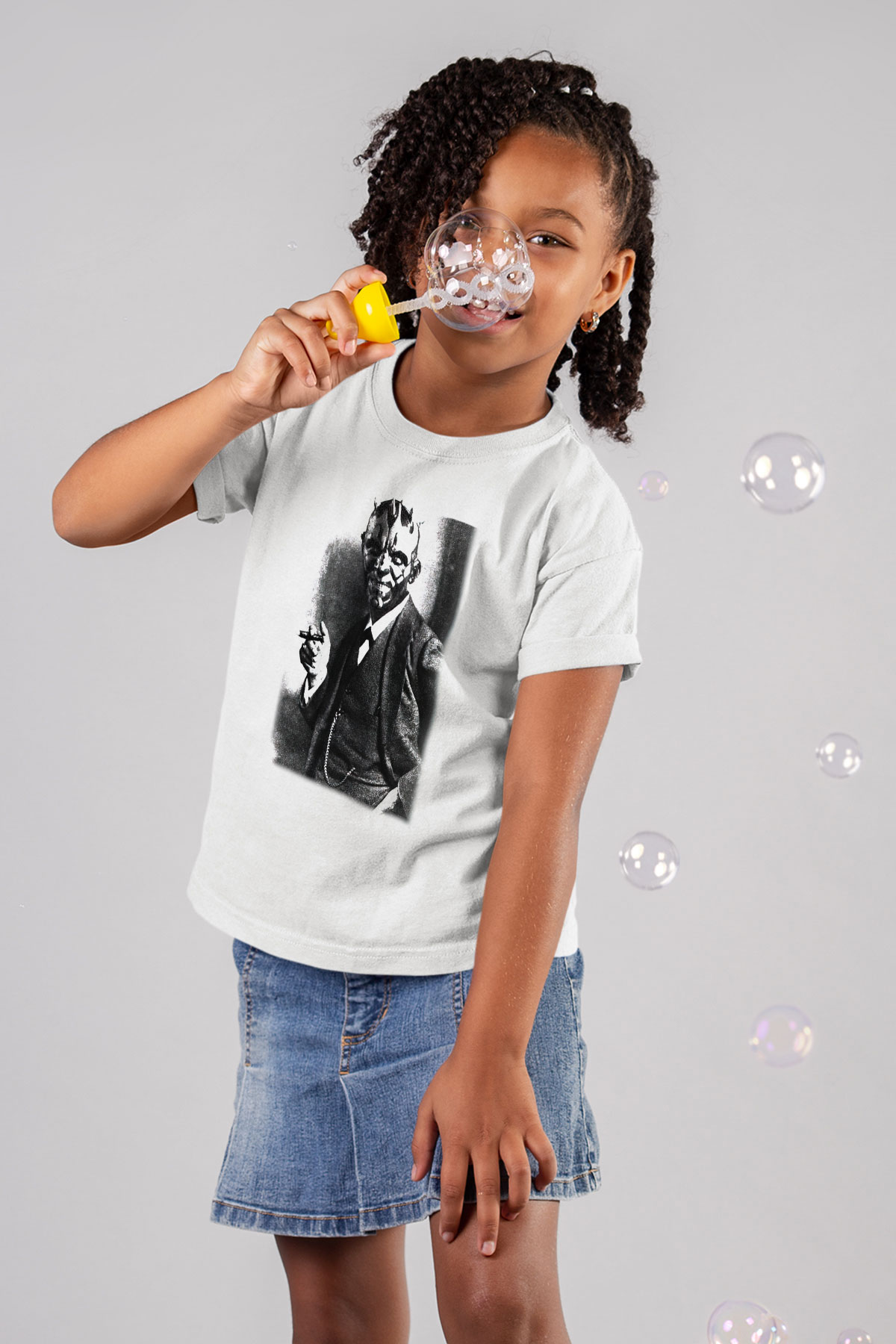 Star Wars Baskılı Beyaz Unisex Çocuk Tişört