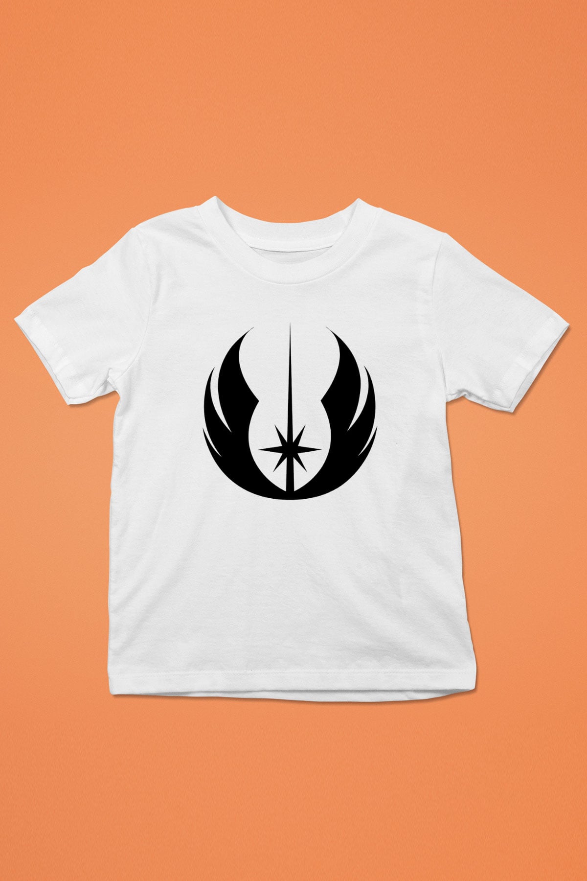 Star Wars Baskılı Beyaz Unisex Çocuk Tişört