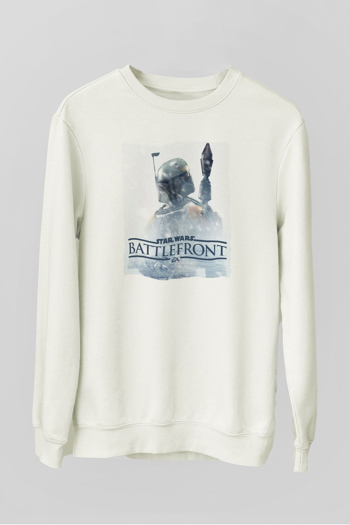 Star Wars: Battlefront Beyaz Unisex Sweatshirt