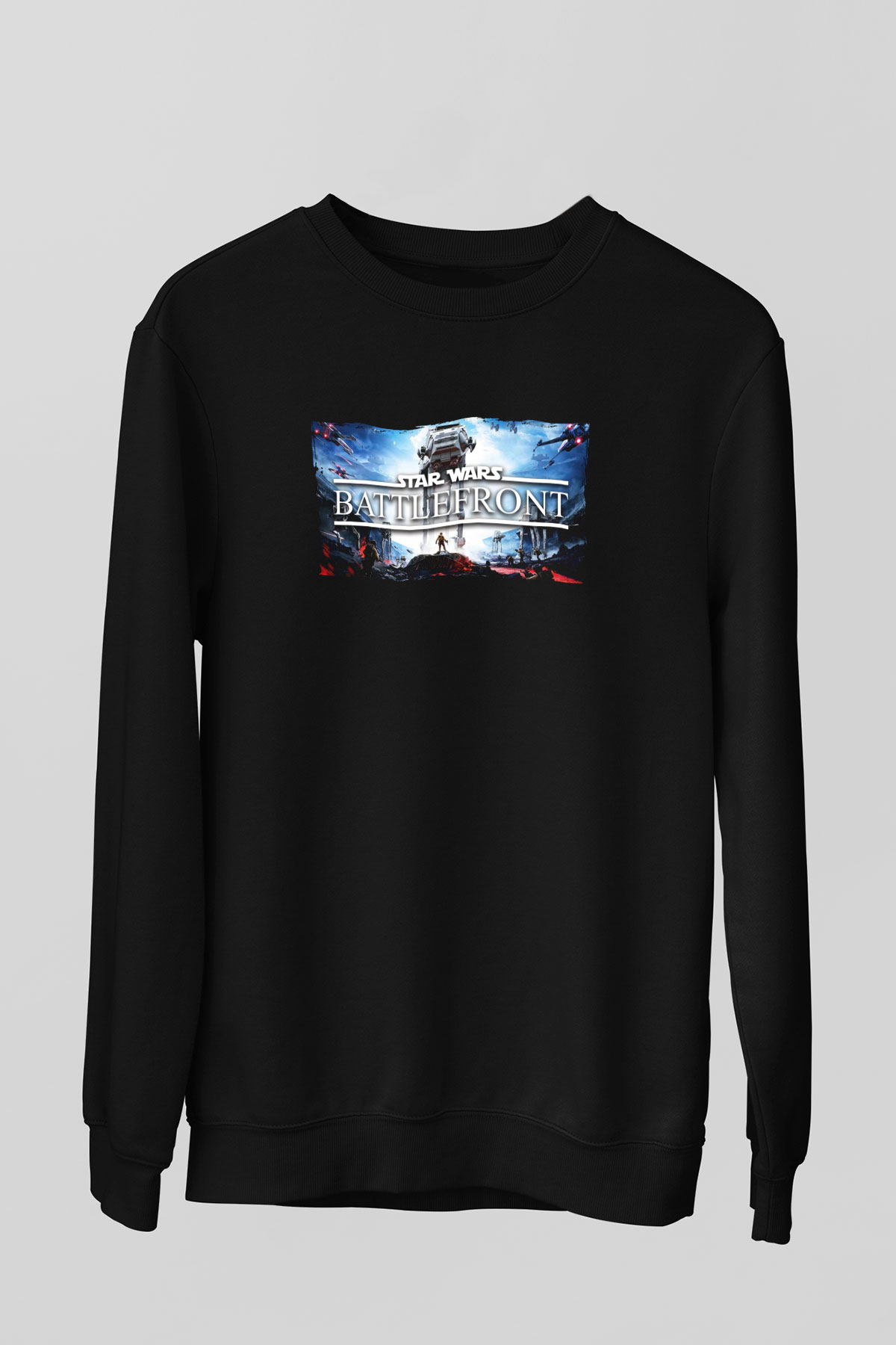 Star Wars: Battlefront Siyah Unisex Sweatshirt