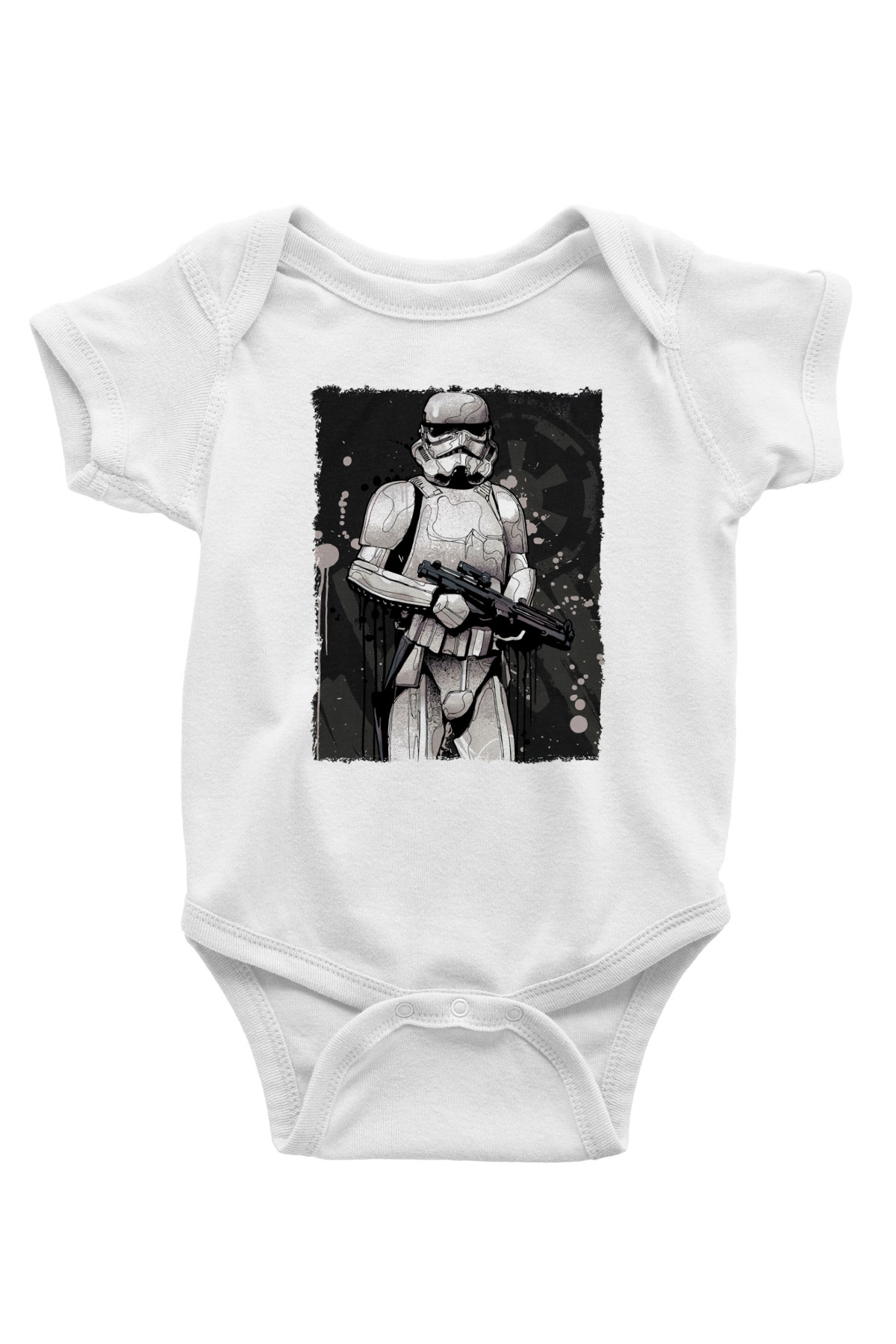 Star Wars Beyaz Bebek Body - Zıbın