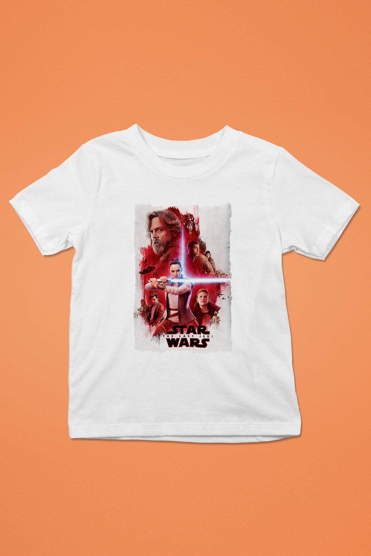 Star Wars Beyaz Unisex Çocuk Tişört