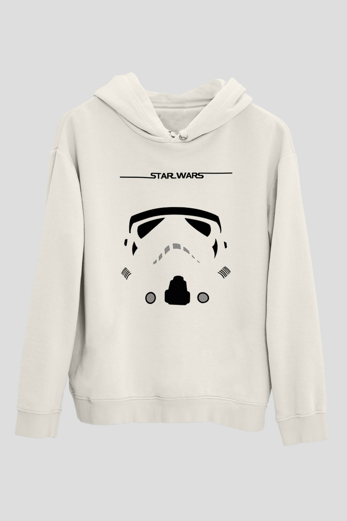 Star Wars Beyaz Unisex Hoodie