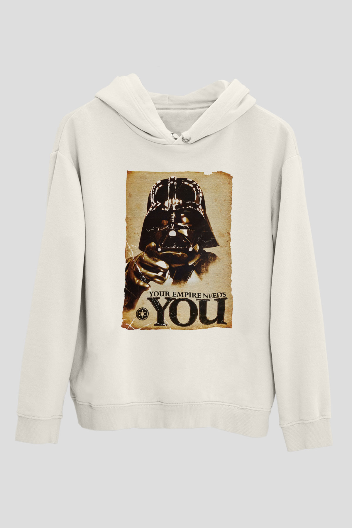 Star Wars Beyaz Unisex Hoodie