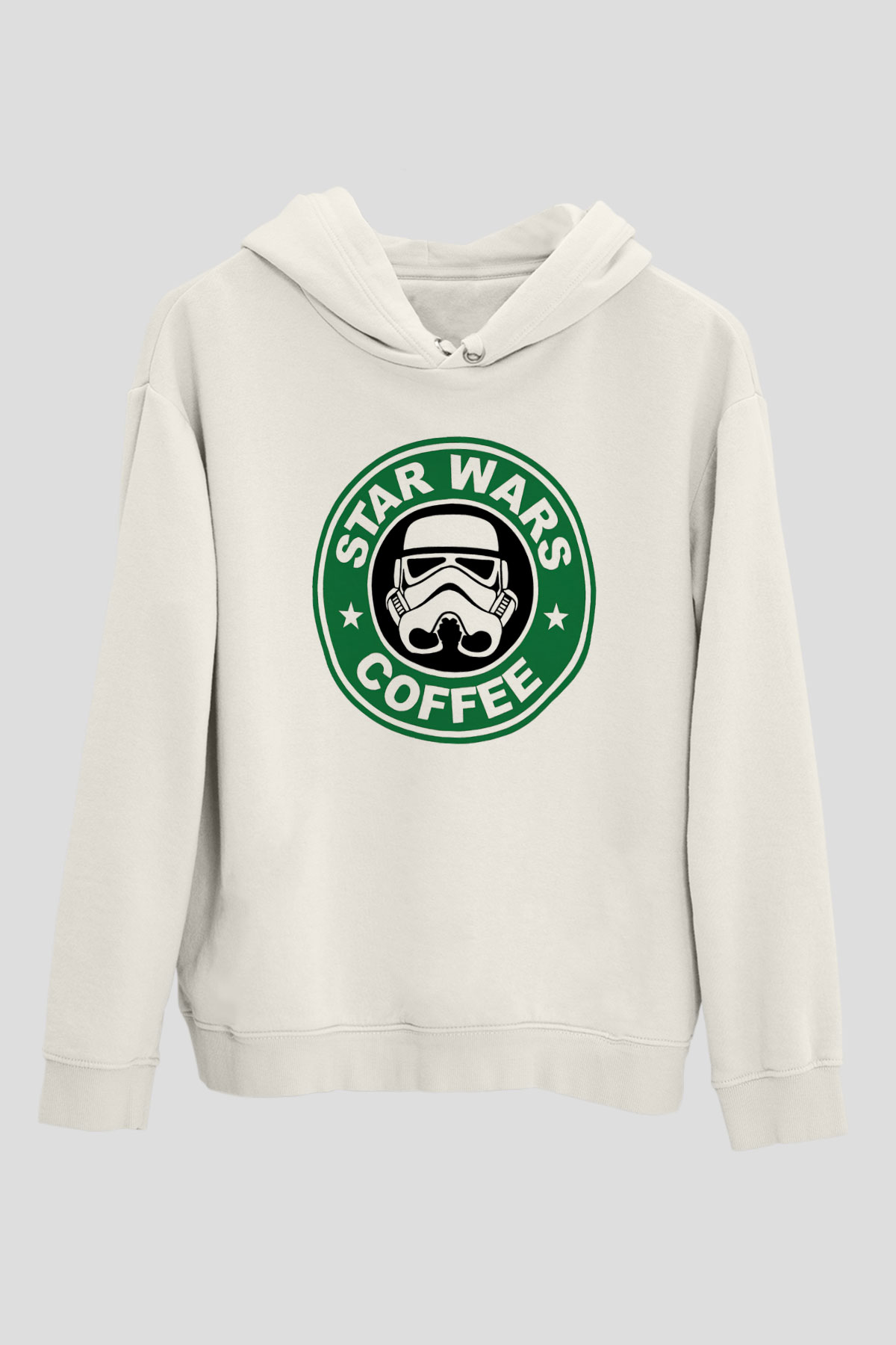 Star Wars Beyaz Unisex Hoodie