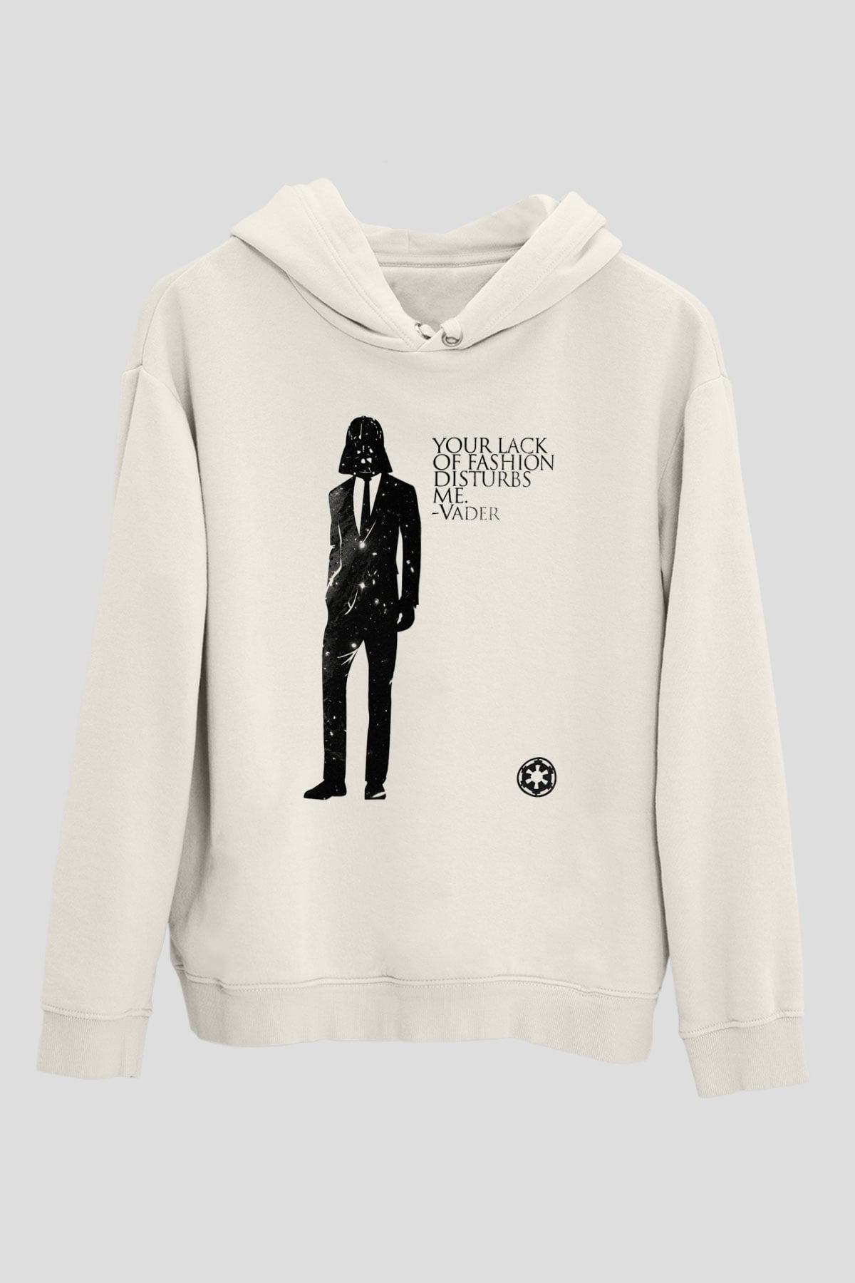 Star Wars Beyaz Unisex Hoodie