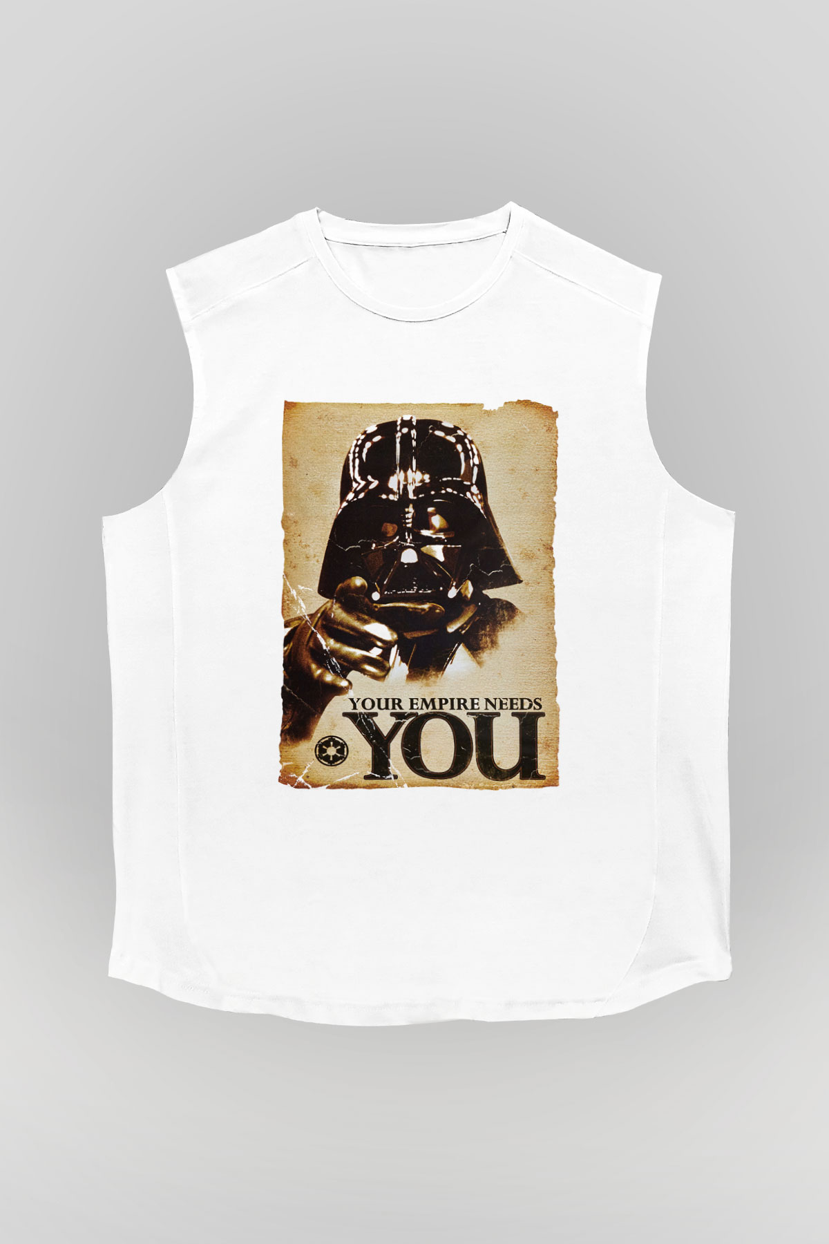 Star Wars Beyaz Unisex Kolsuz Tişört