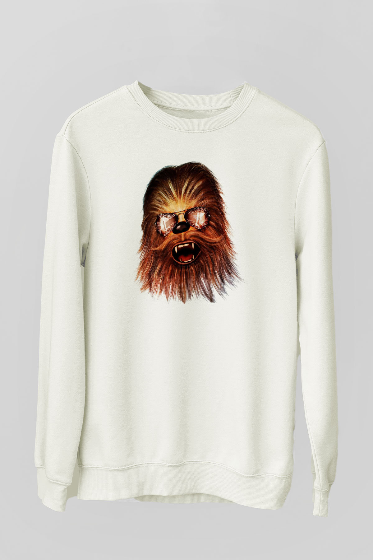 Star Wars Beyaz Unisex Sweatshirt