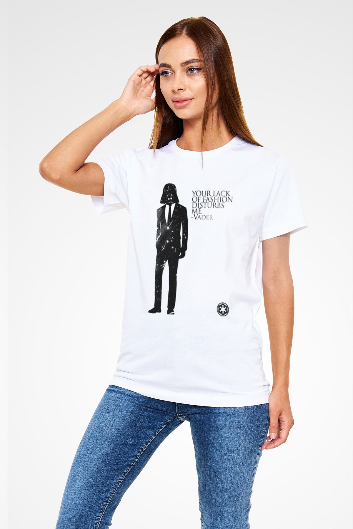 Star Wars Beyaz Unisex Tişört T-Shirt