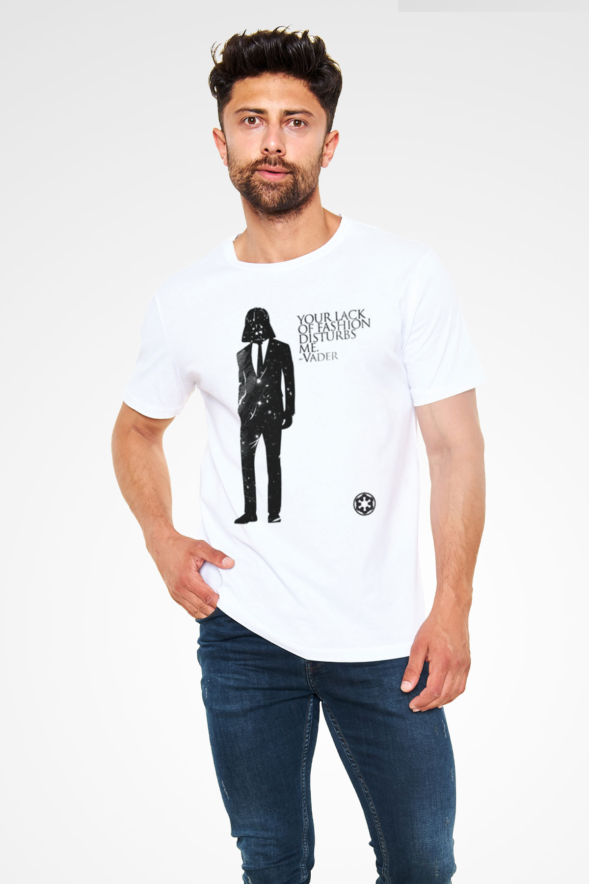 Star Wars Beyaz Unisex Tişört T-Shirt