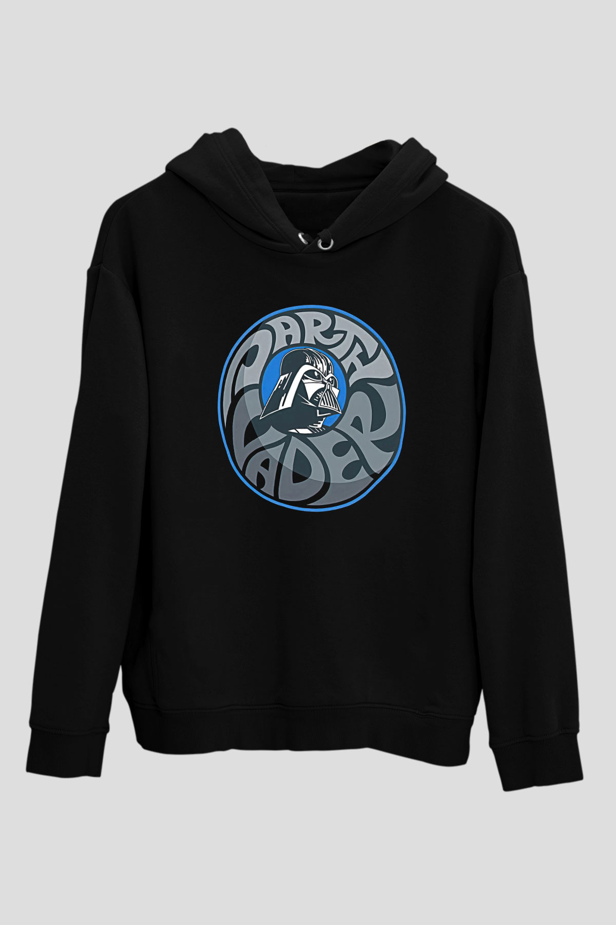Star Wars (Dart Vader) Baskılı Unisex Siyah Hoodie