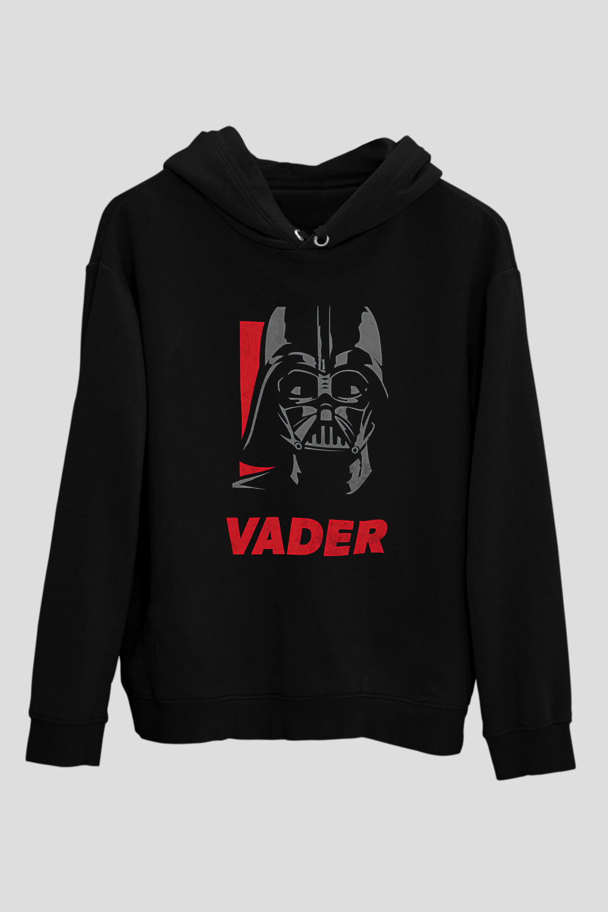 Star Wars (Dart Vader) Baskılı Unisex Siyah Hoodie