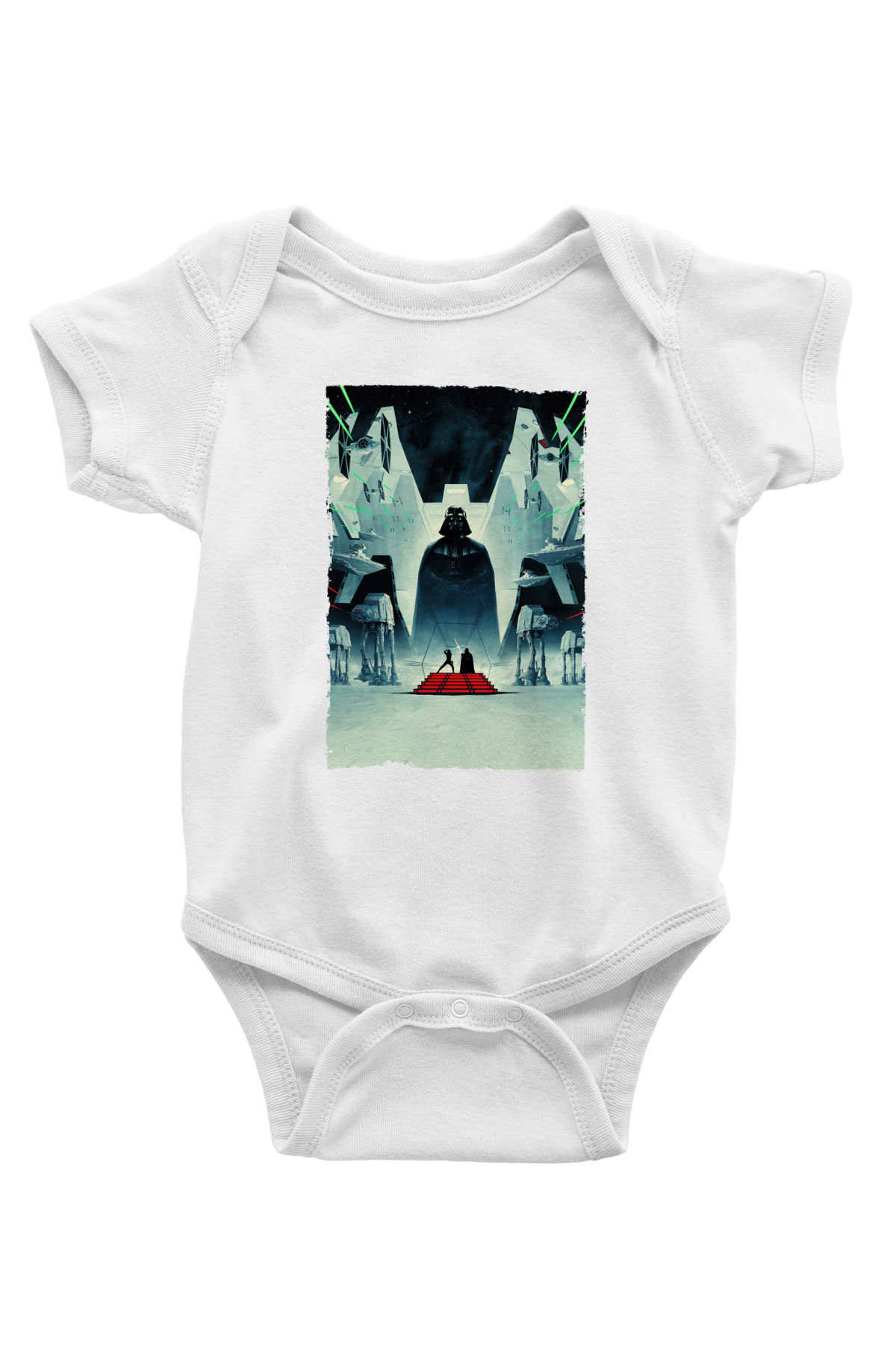 Star Wars İmparatorun Dönüşü (The Empire Strikes Back) Baskılı Beyaz Unisex Çocuk Tshirt