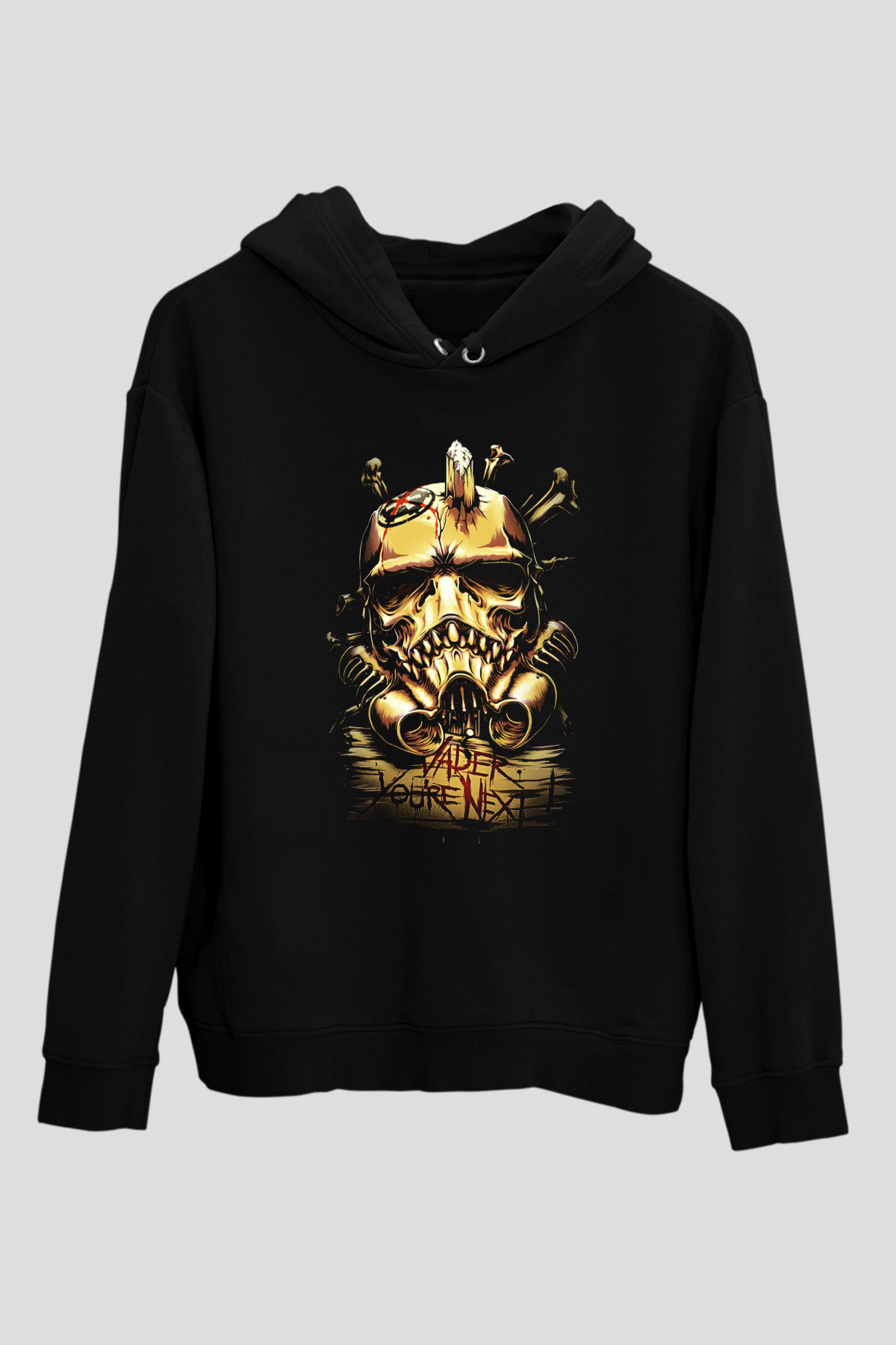 Star Wars Siyah Unisex Hoodie