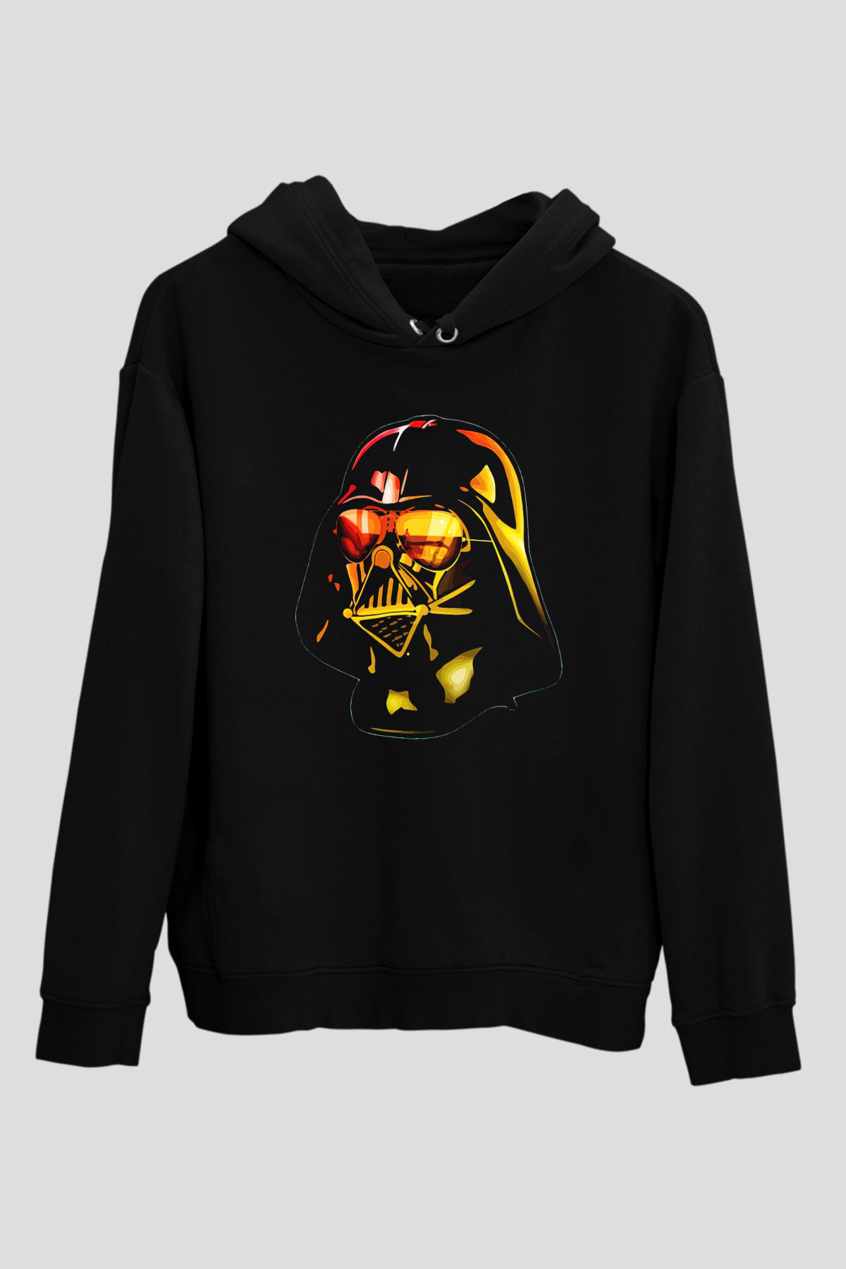 Star Wars Siyah Unisex Kapşonlu Sweatshirt