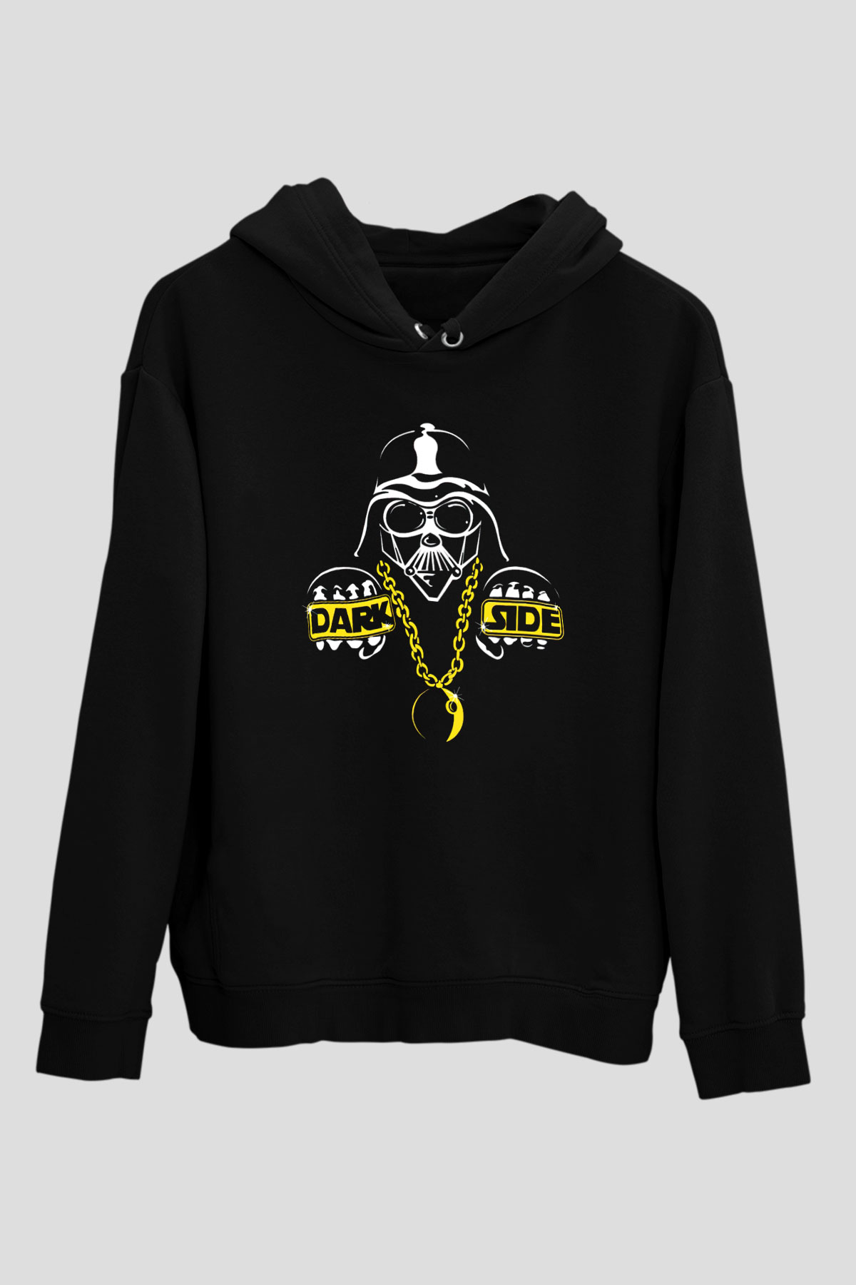 Star Wars Siyah Unisex Kapşonlu Sweatshirt