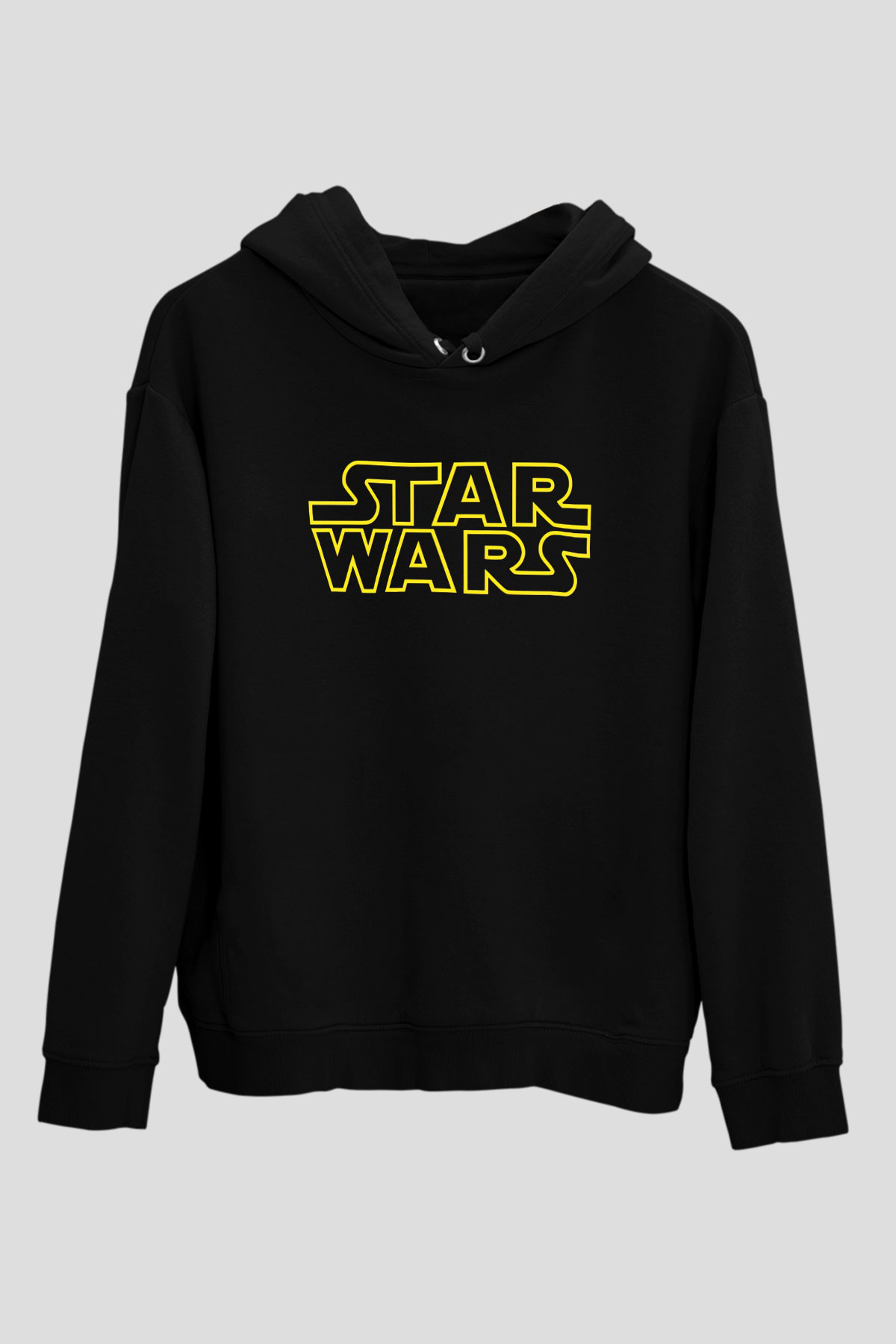 Star Wars Siyah Unisex Kapşonlu Sweatshirt