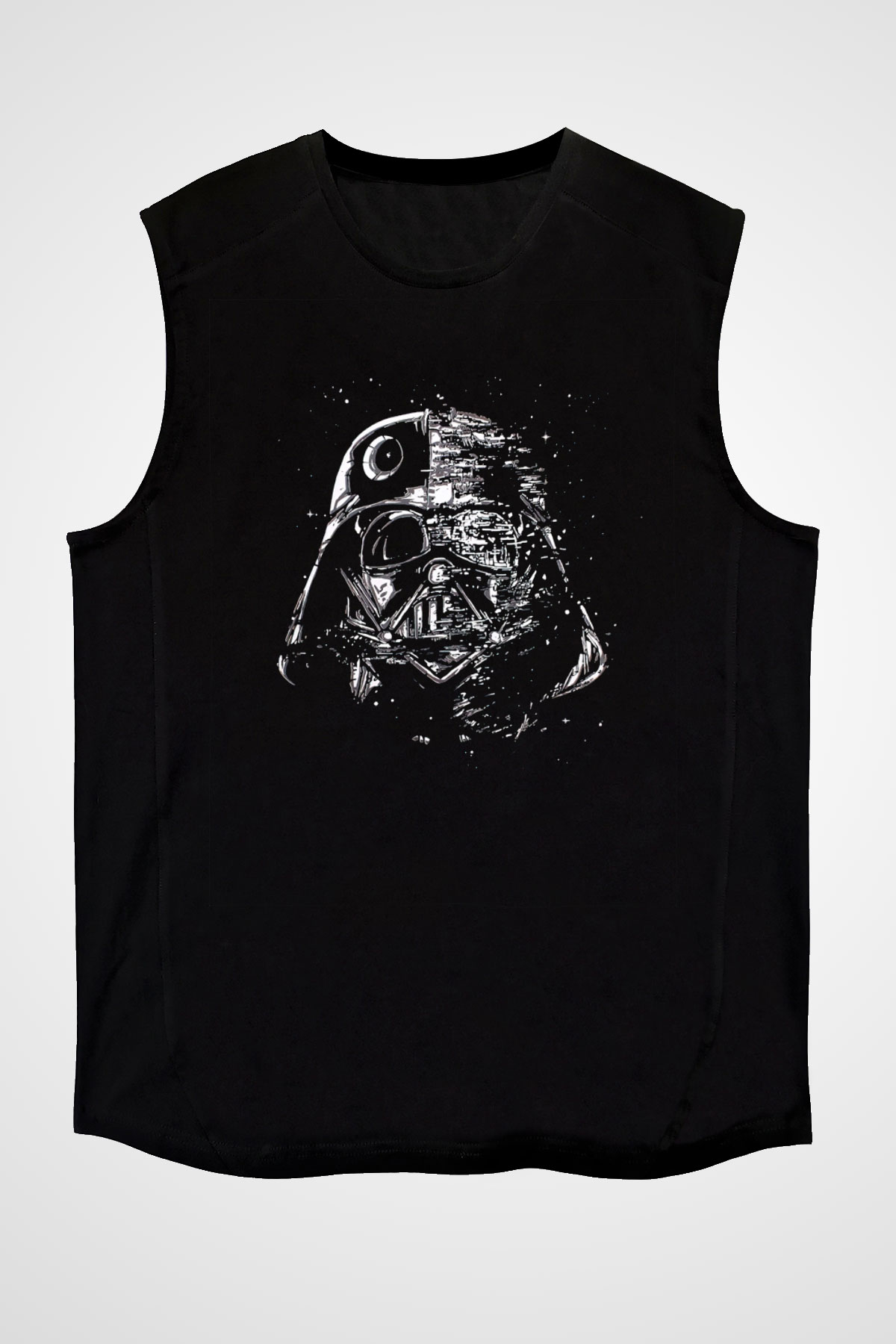 Star Wars Siyah Unisex Kolsuz Tişört