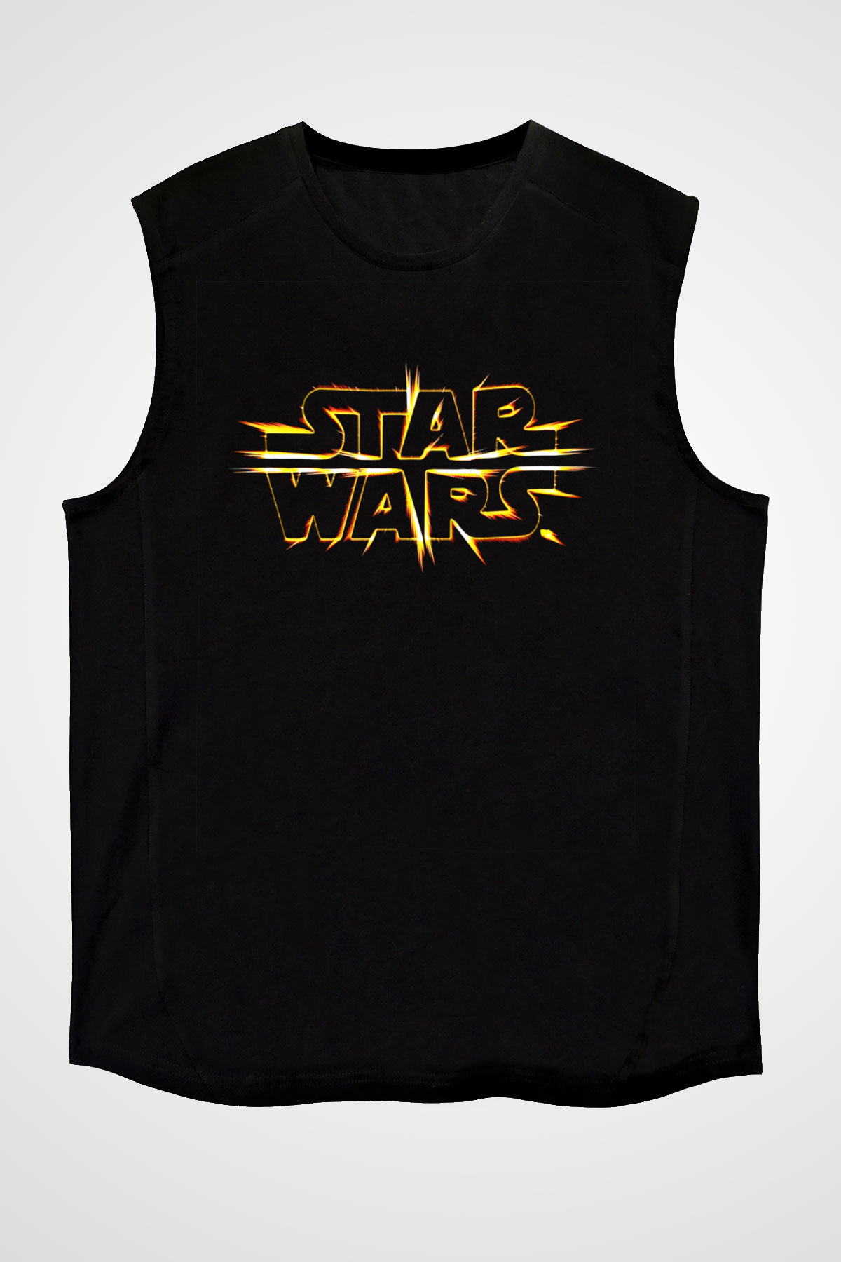 Star Wars Siyah Unisex Kolsuz Tişört
