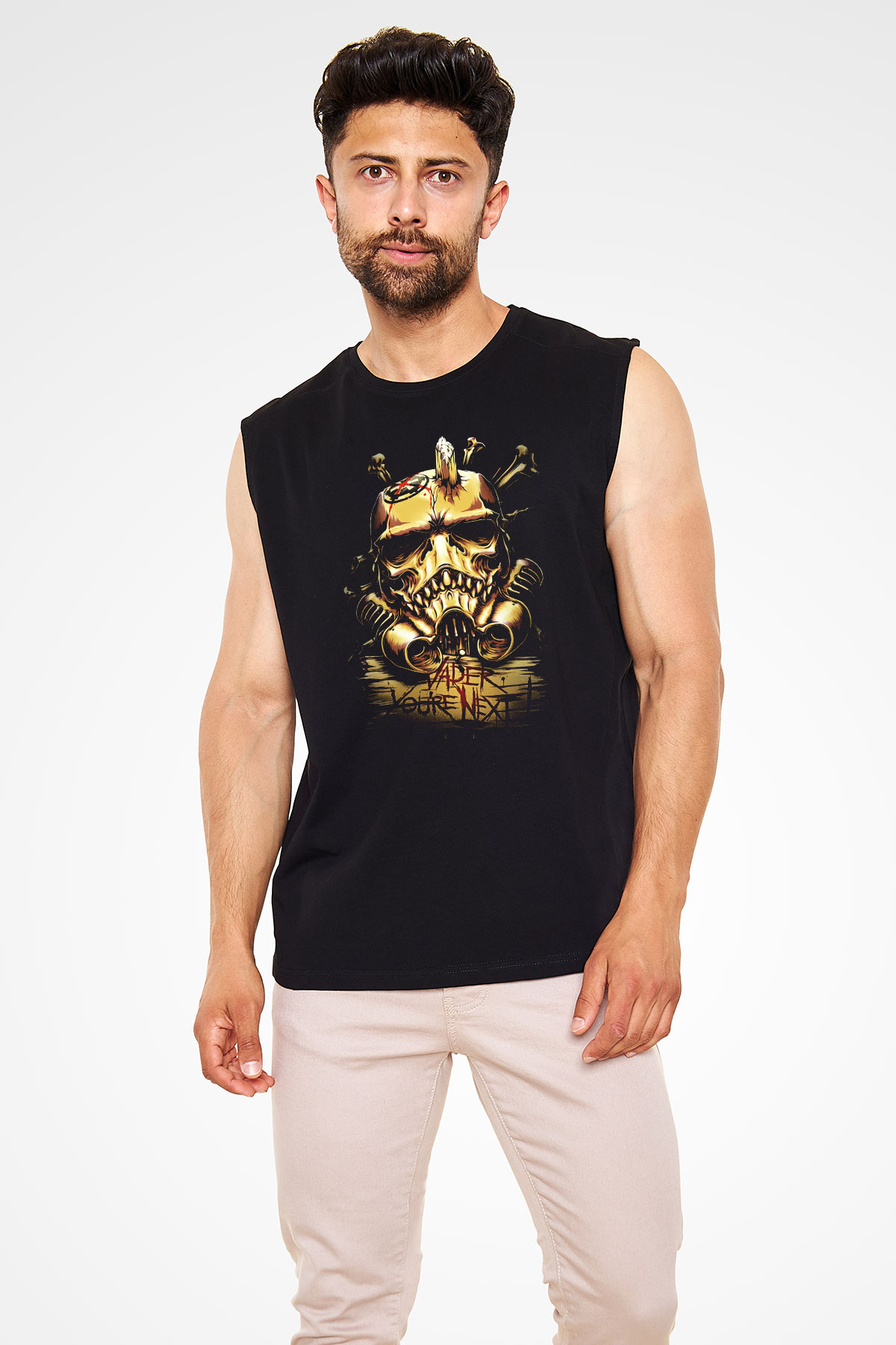 Star Wars Siyah Unisex Kolsuz Tişört