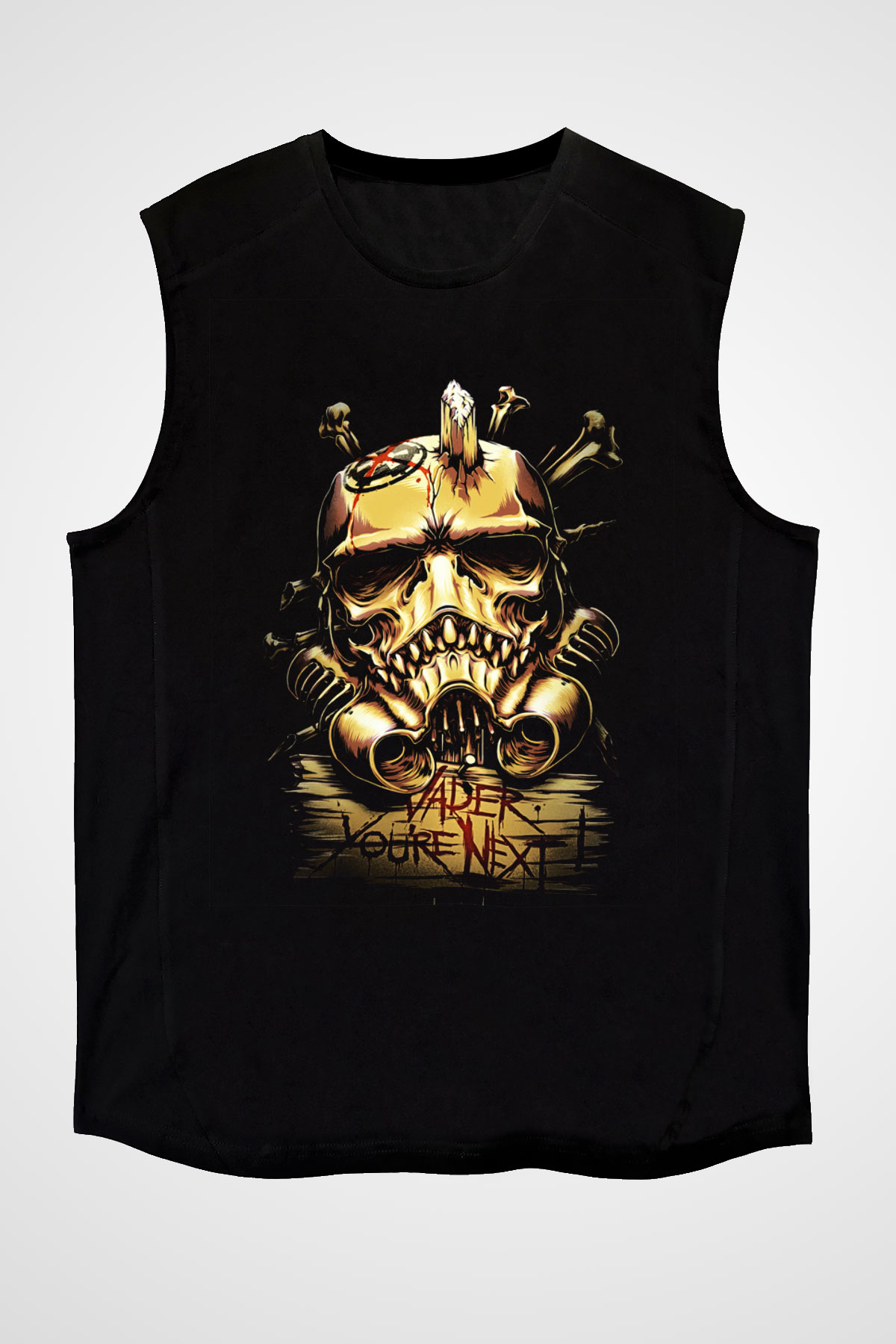 Star Wars Siyah Unisex Kolsuz Tişört